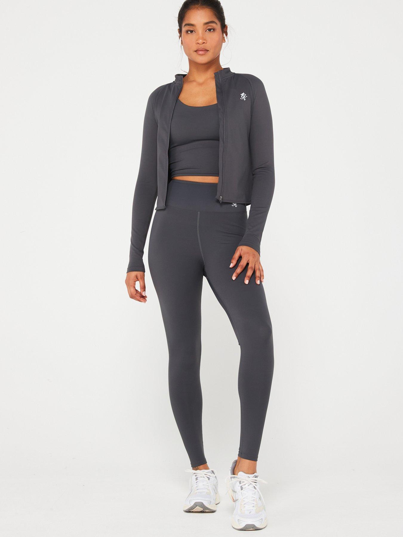 Image 3 of 4 of Gym King Womens 365 Full Zip Funnel - Grey