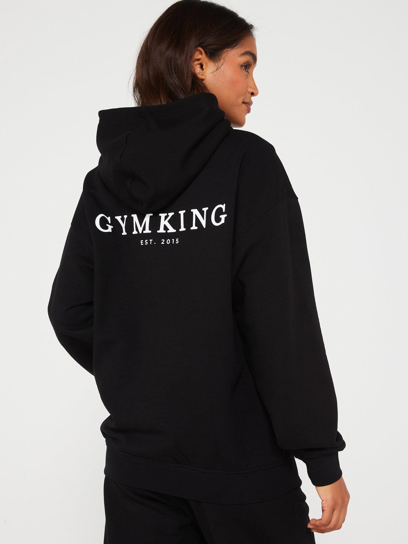 gym-king-womens-established-relaxed-fit-hood-blackwhitestillFront