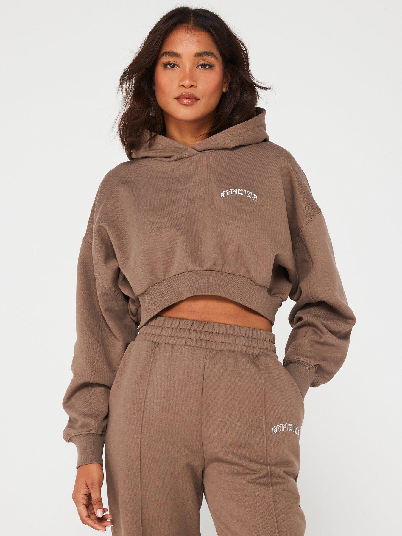 gym-king-womens-refresh-crop-hood-brownfront