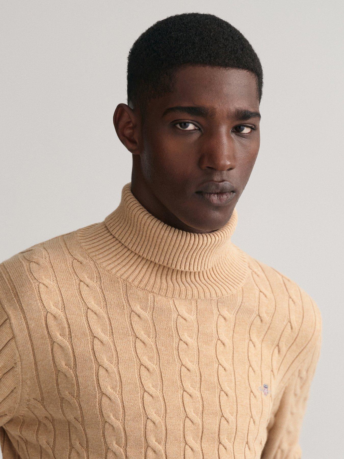 gant-cotton-cable-turtle-neck-knitted-jumper-beigeoutfit