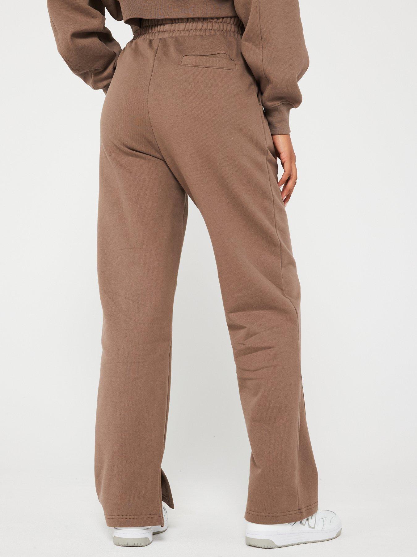 gym-king-womens-refresh-straight-leg-jogger-brownstillFront