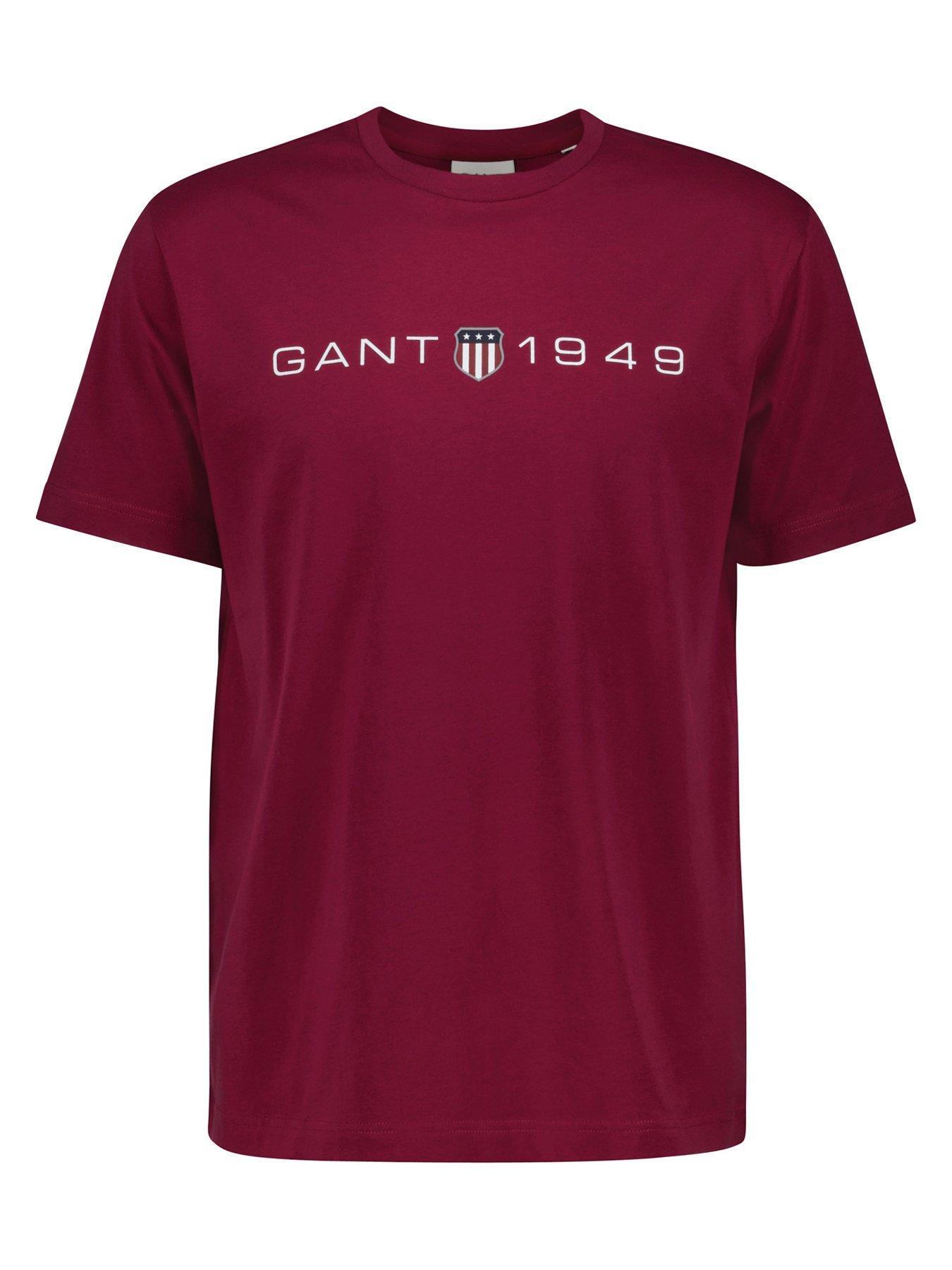 gant-gant-regular-fit-linear-logo-t-shirt-dark-redfront