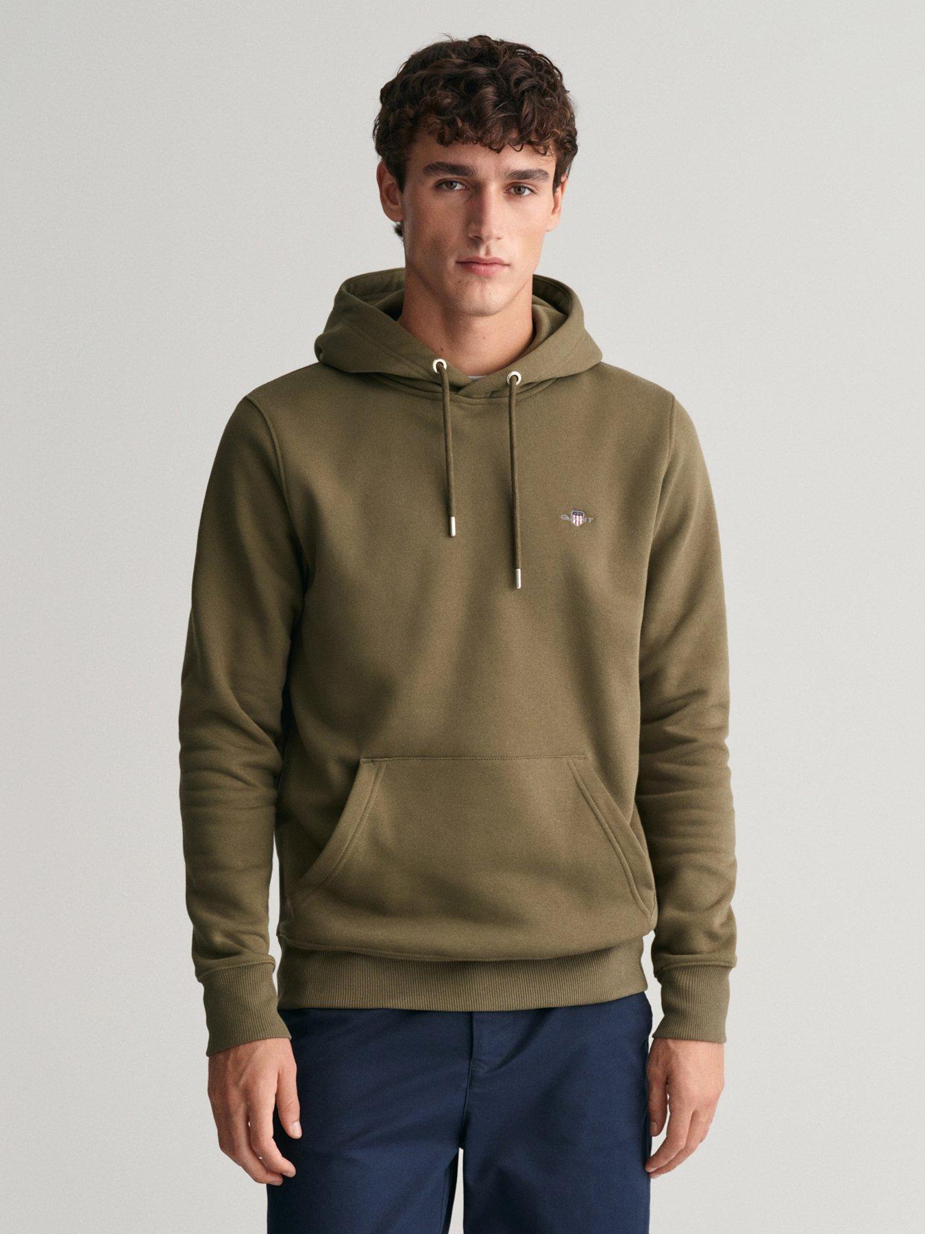 gant-gant-regular-fit-shield-hoodie-green