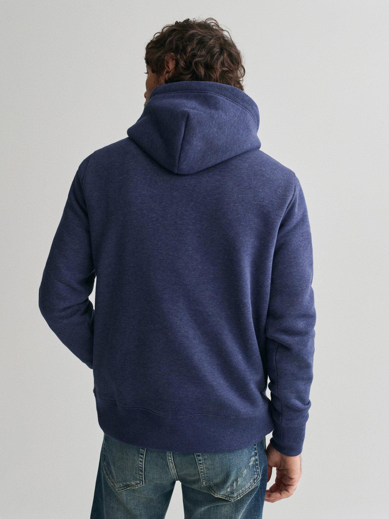 gant-gant-regular-fit-shield-hoodie-bluestillFront