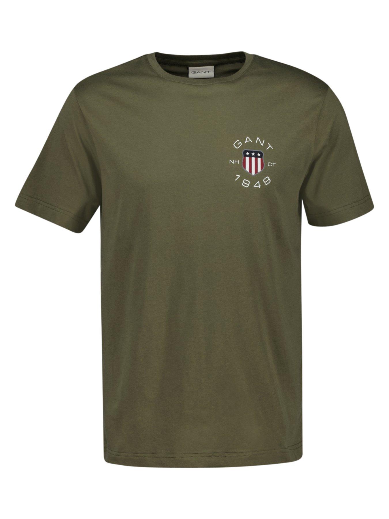 gant-gant-regular-fit-crest-left-chest-print-t-shirt-khaki