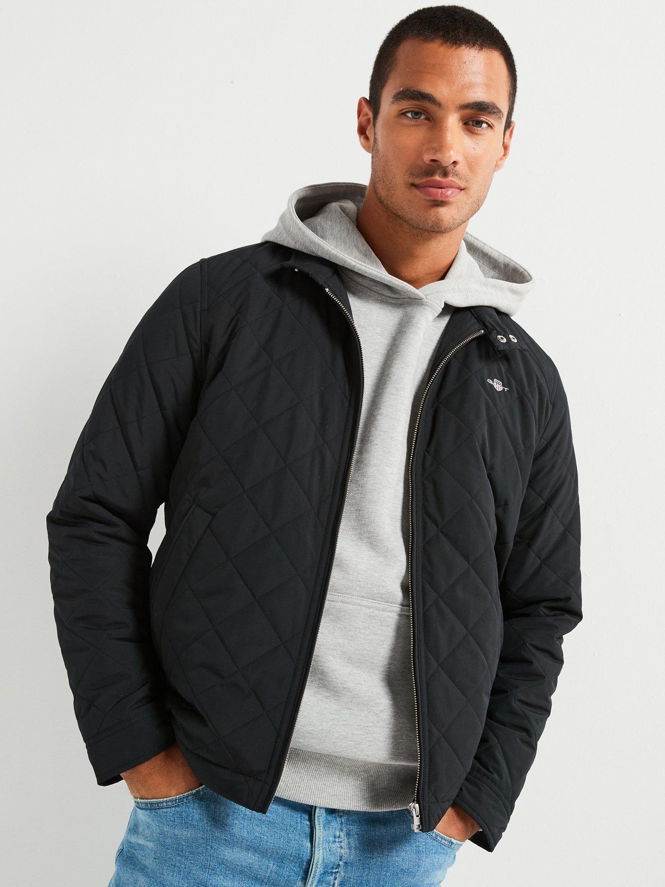 undefined Gant Quilted Windcheater Jacket - Black