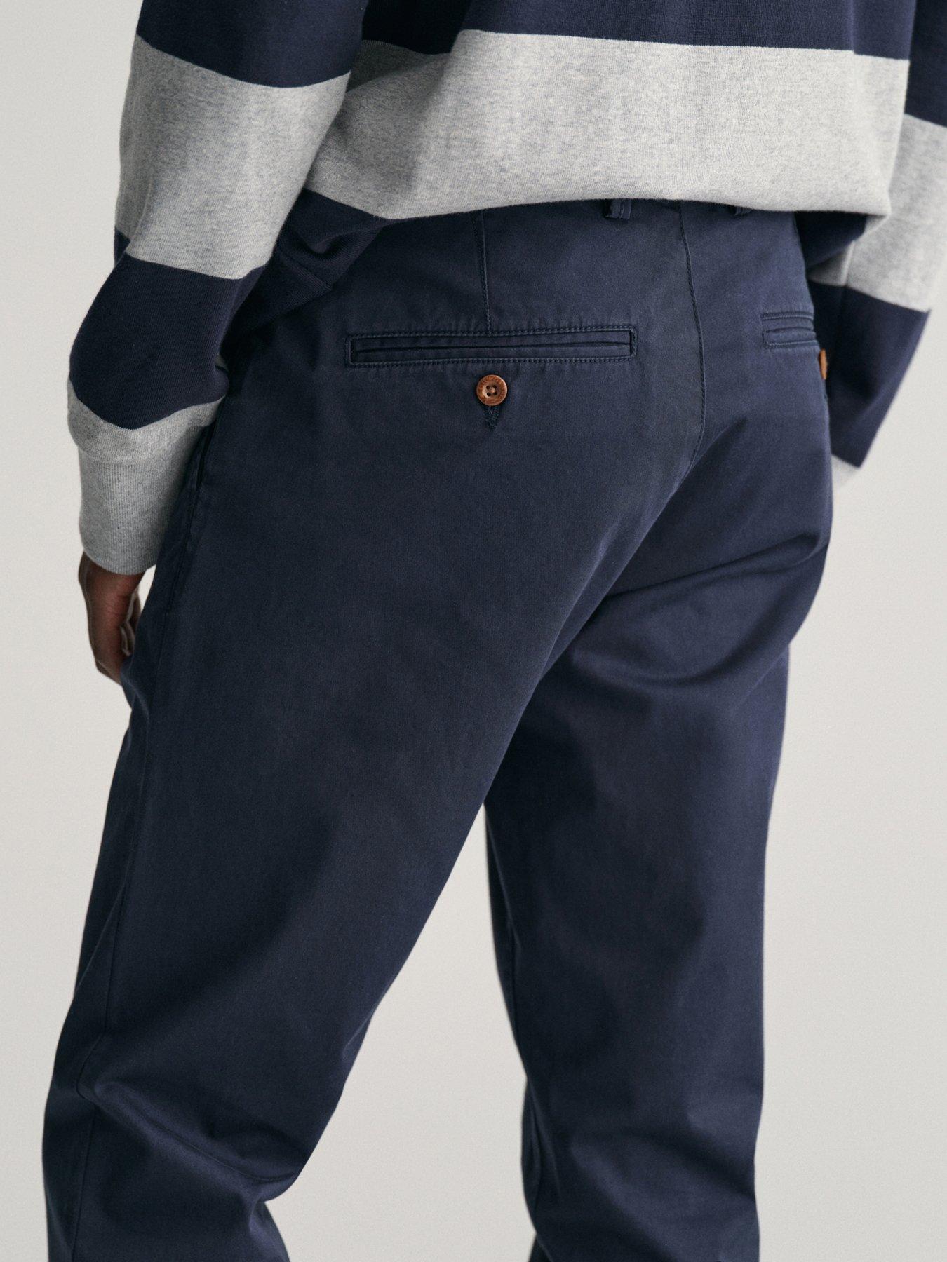 gant-gant-slim-twill-chinos-blueoutfit