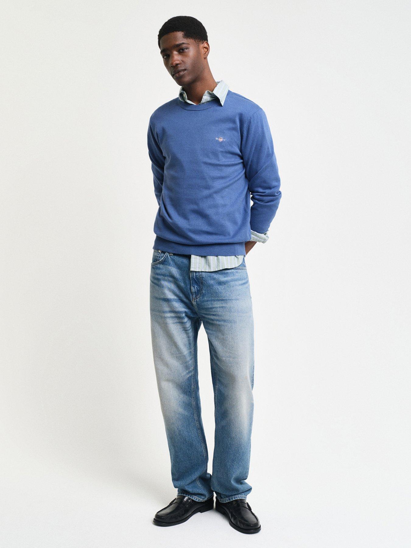 gant-cottonwool-crew-knitted-jumper-blueback