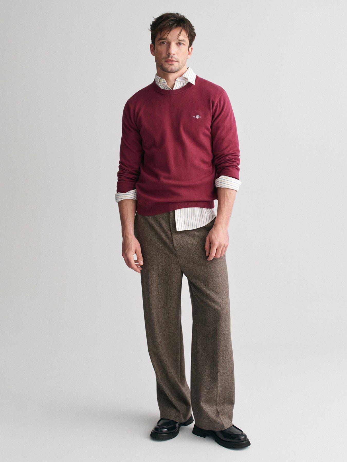 gant-gant-cottonwool-crew-knitted-jumper-dark-redback