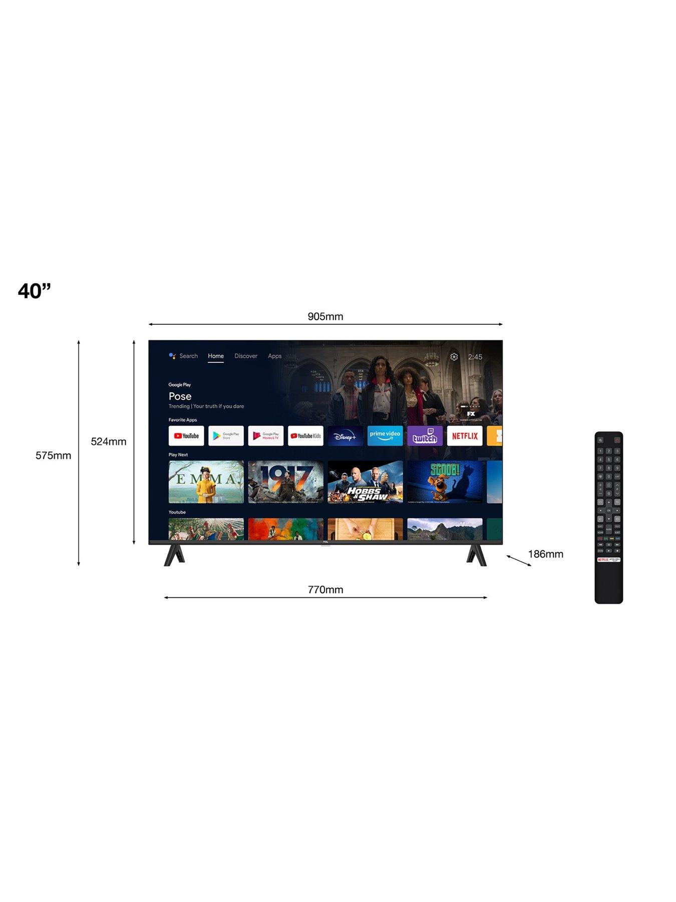 Image 5 of 7 of TCL 40S5400AK, 40 inch, Full HD Smart Android TV with Google Assistant