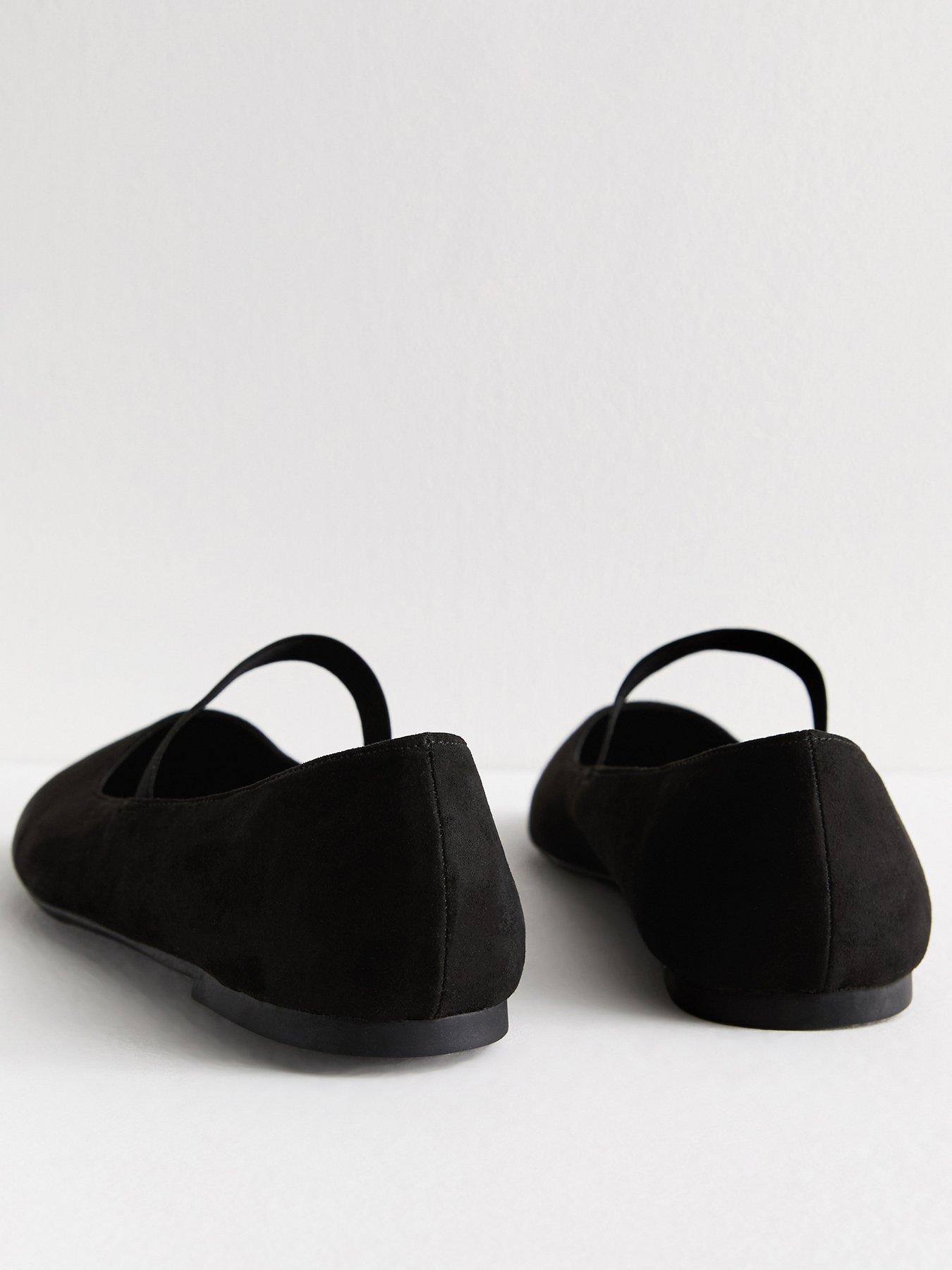 new-look-black-wide-fit-elasticated-strap-flat-suede-look-shoesback