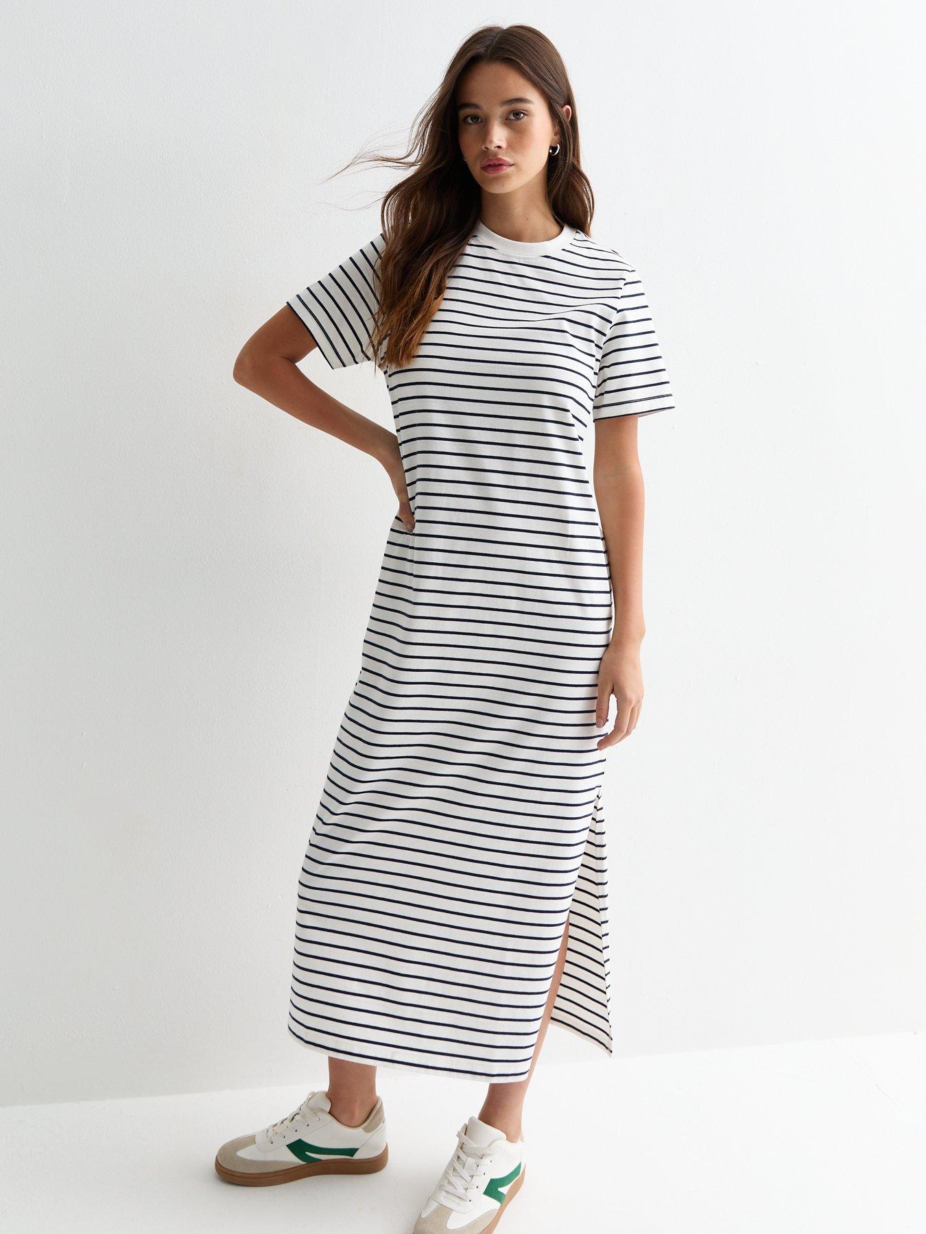 new-look-blue-stripe-cotton-midi-t-shirt-dress