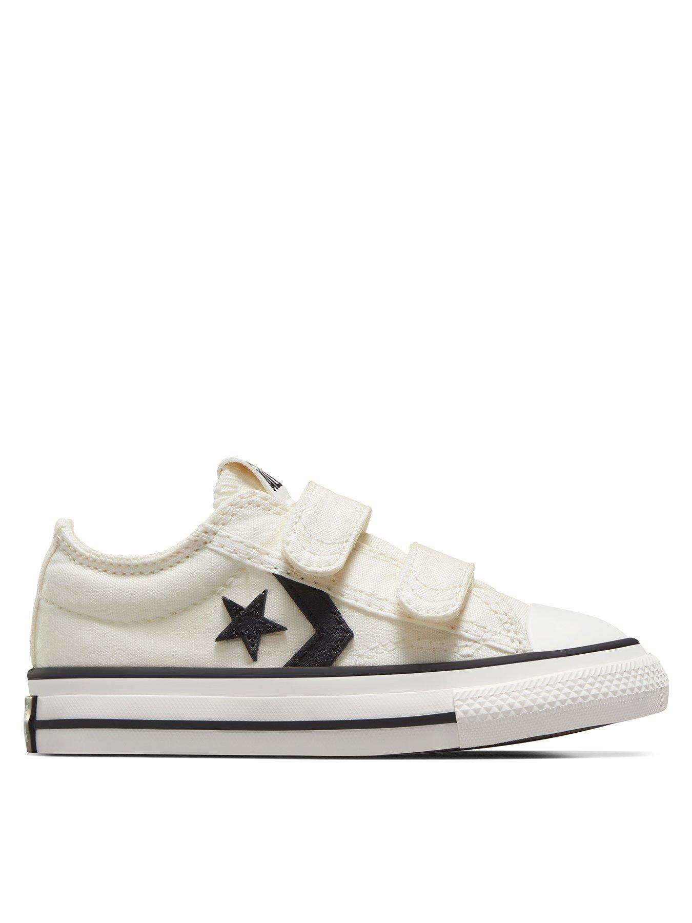 Converse Infant Star Player 76 Ox Trainers - White/Black