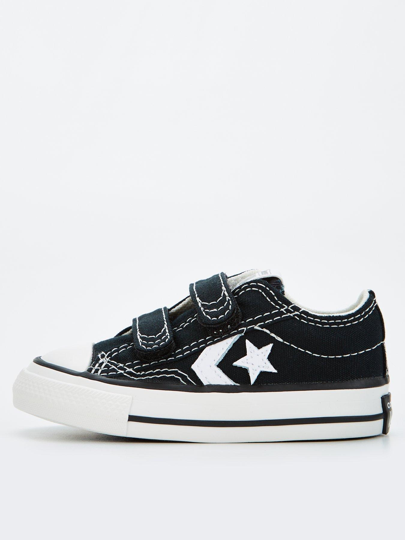 Image of Converse Infant Star Player 76 Ox Trainers - Black/White