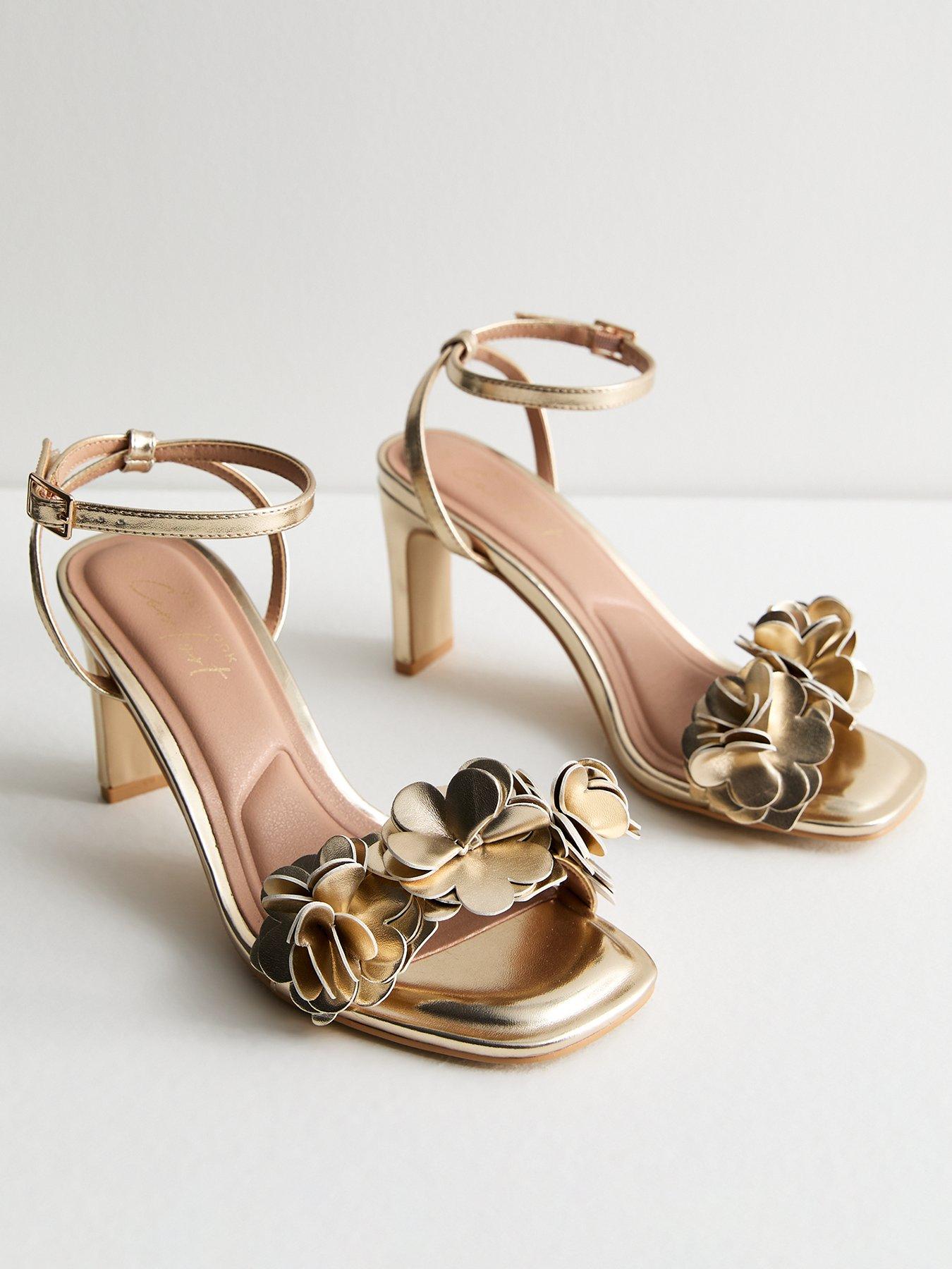 new-look-gold-flower-2-part-slim-block-heel-sandalsstillFront