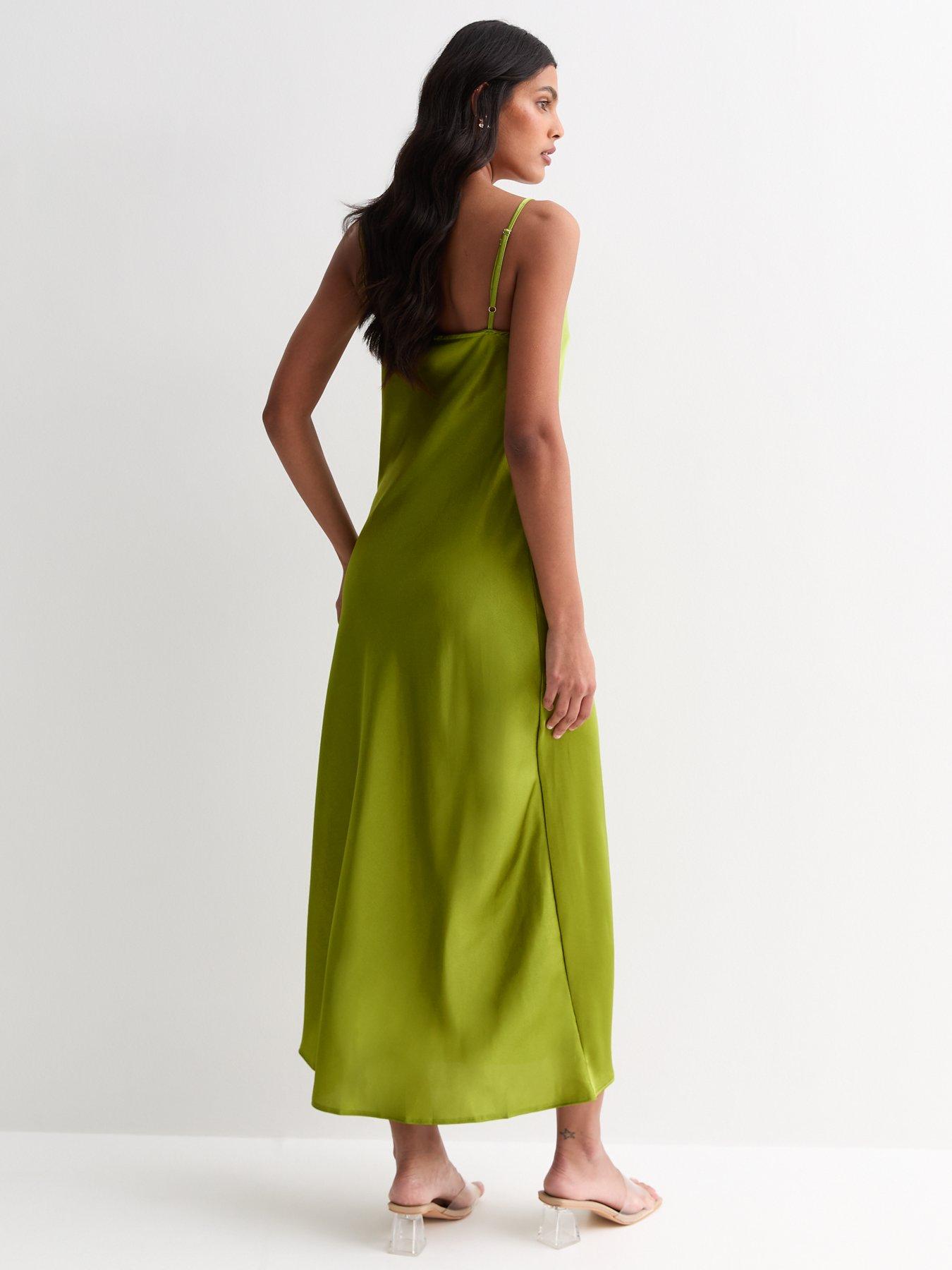 new-look-light-green-strappy-satin-cowl-neck-midi-dressstillFront