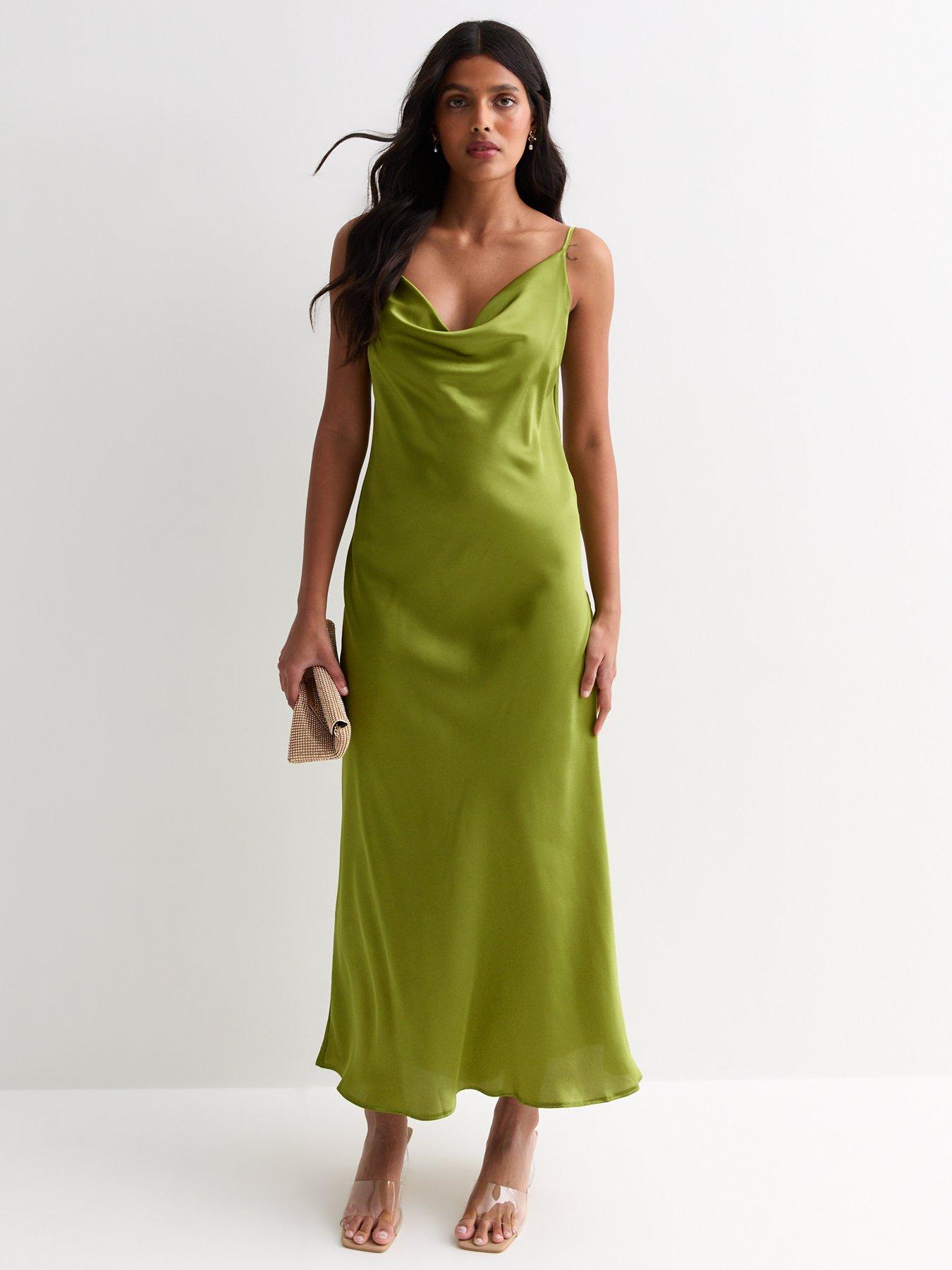 new-look-light-green-strappy-satin-cowl-neck-midi-dressback