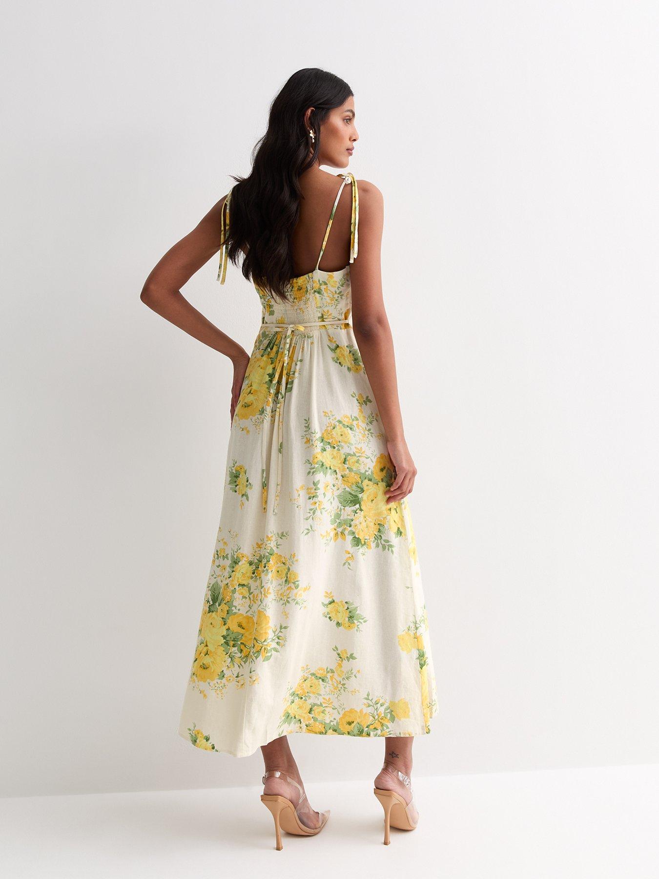 new-look-off-white-floral-tie-strap-midi-dressstillFront