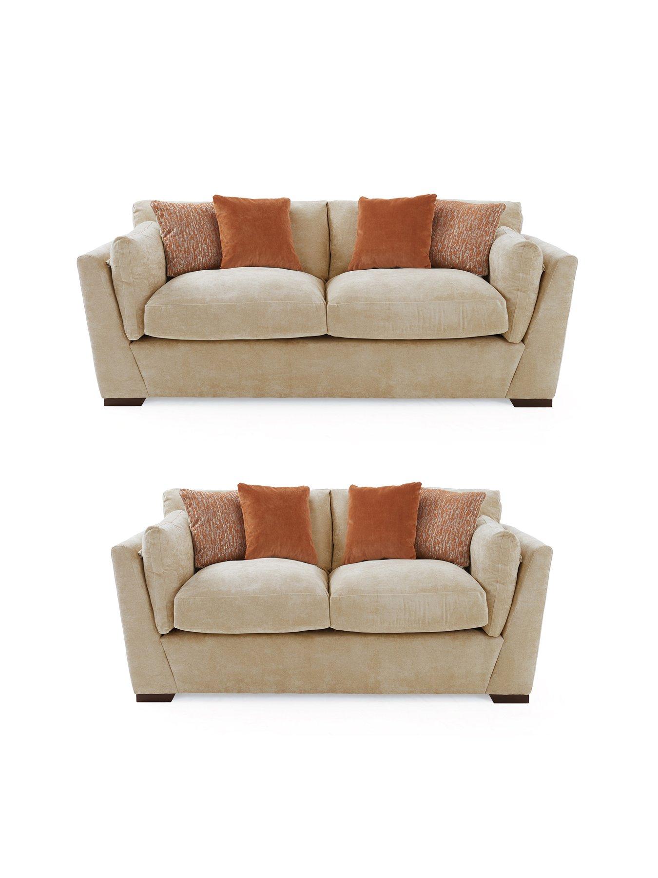 Very Home Lexington 3 + 2 Seater Fabric Sofa Set (Buy  &  SAVE!) - Made to Order in the UK