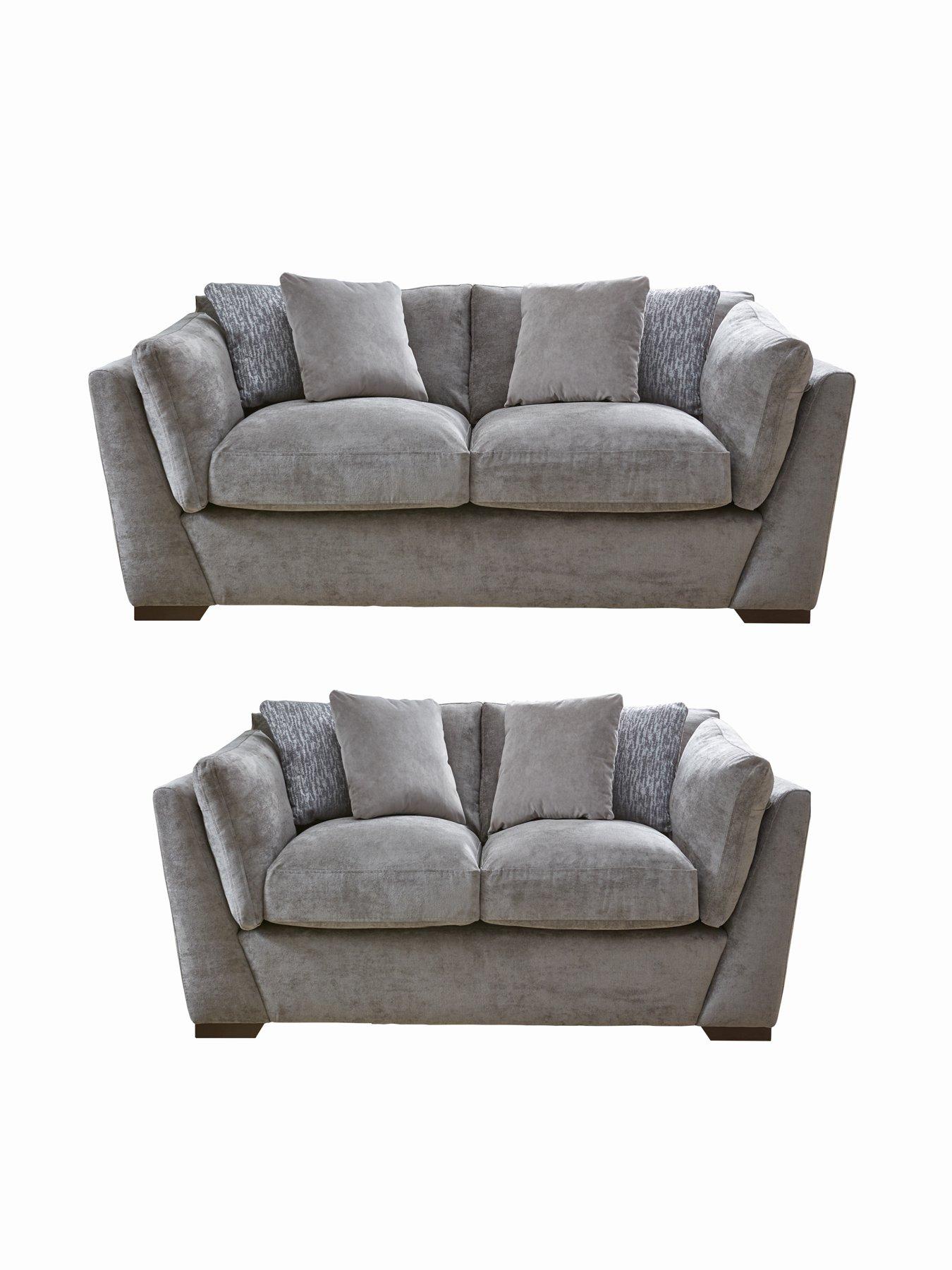 The Very Collection Lexington 3 + 2 Seater Fabric Sofa Set (Buy  &  SAVE!) - Made to Order in the UK