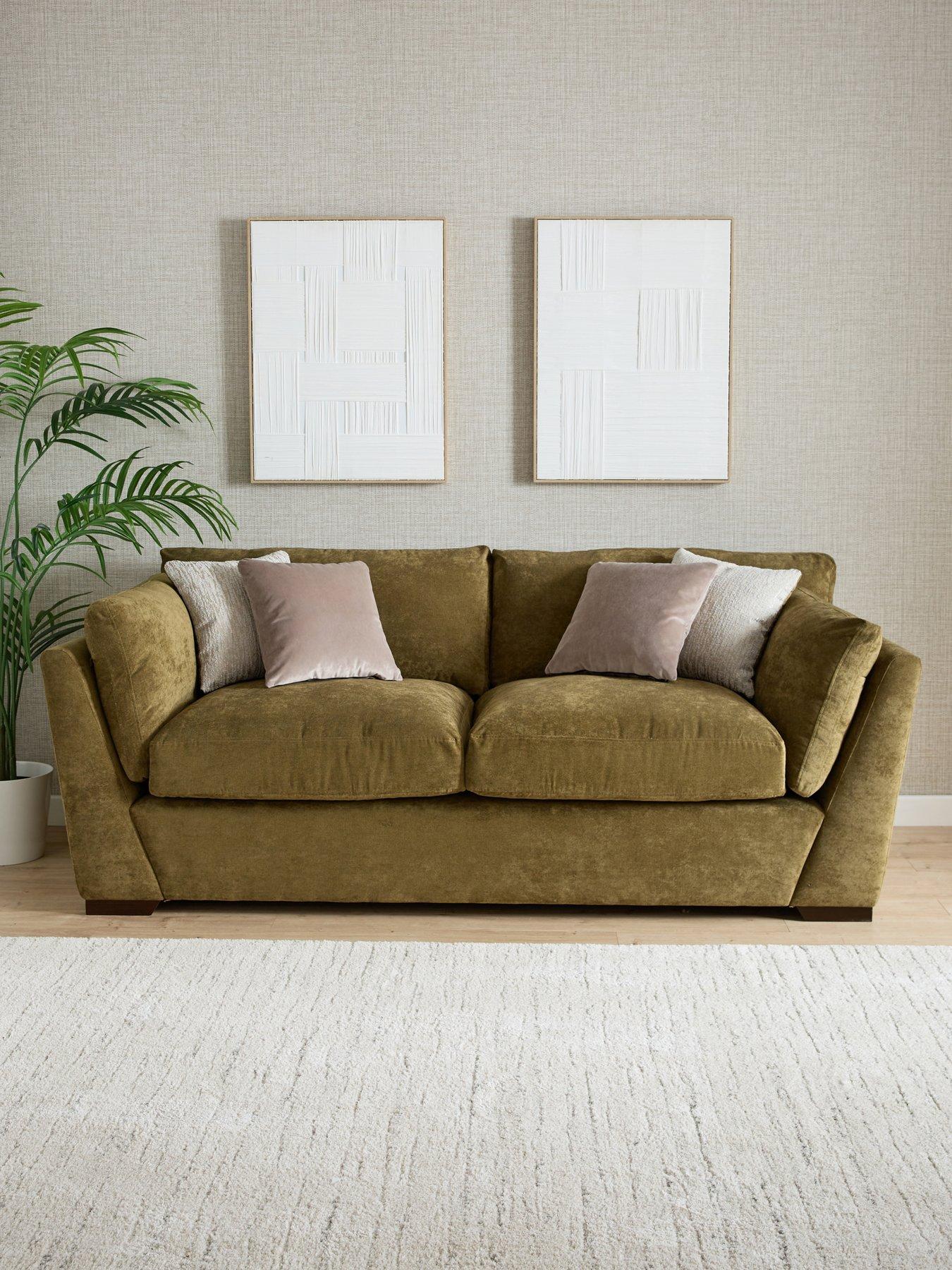 The Very Collection Lexington 3 Seater Fabric Sofa - Made to Order in the UK