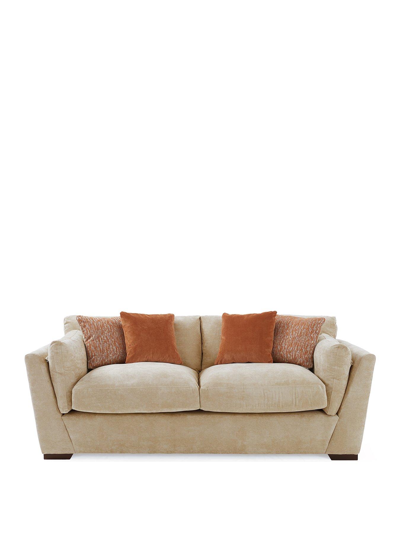 very-home-lexington-3-seater-fabric-sofastillFront