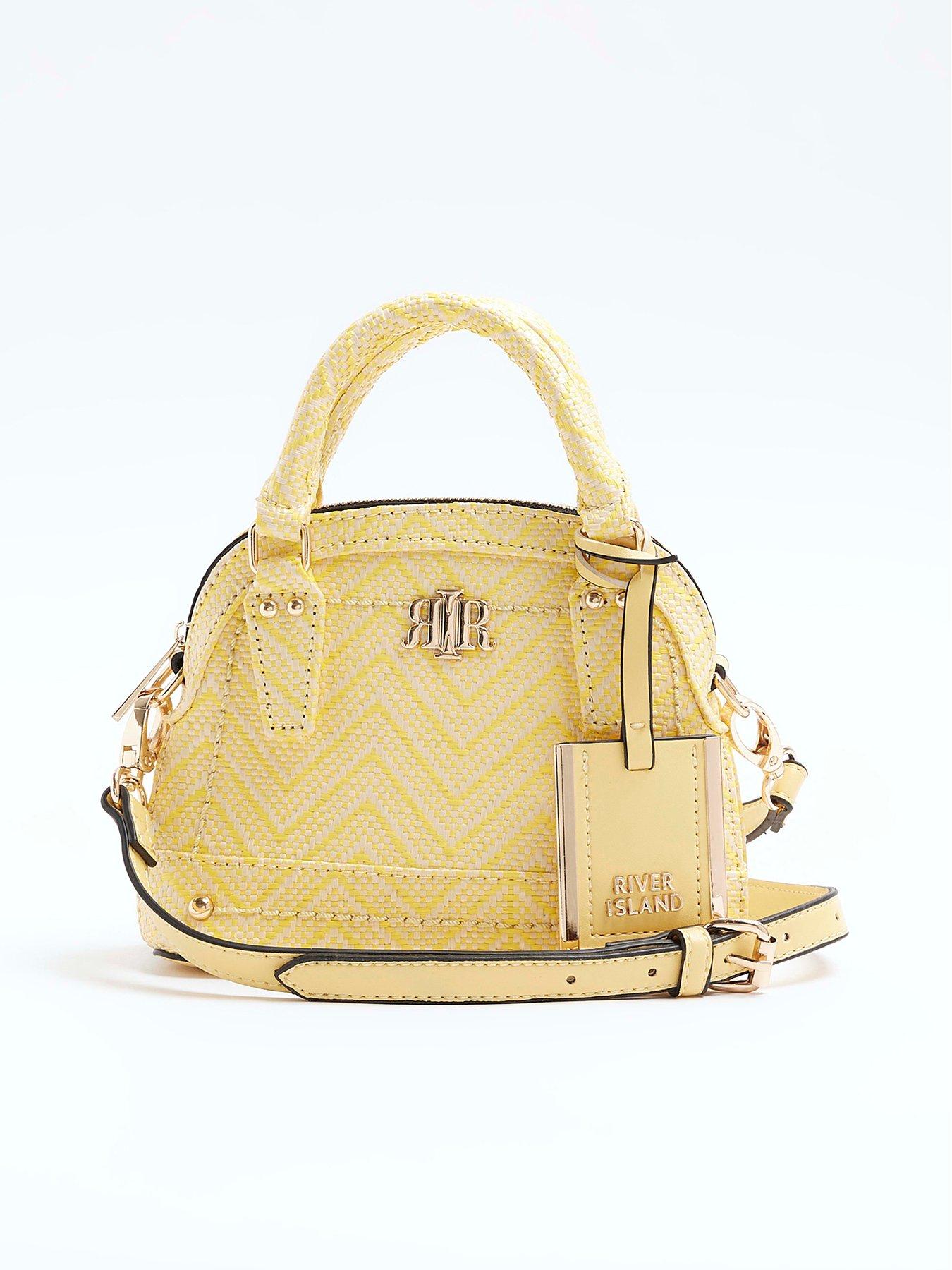 Mini Weave Mini Tote Light Yellow