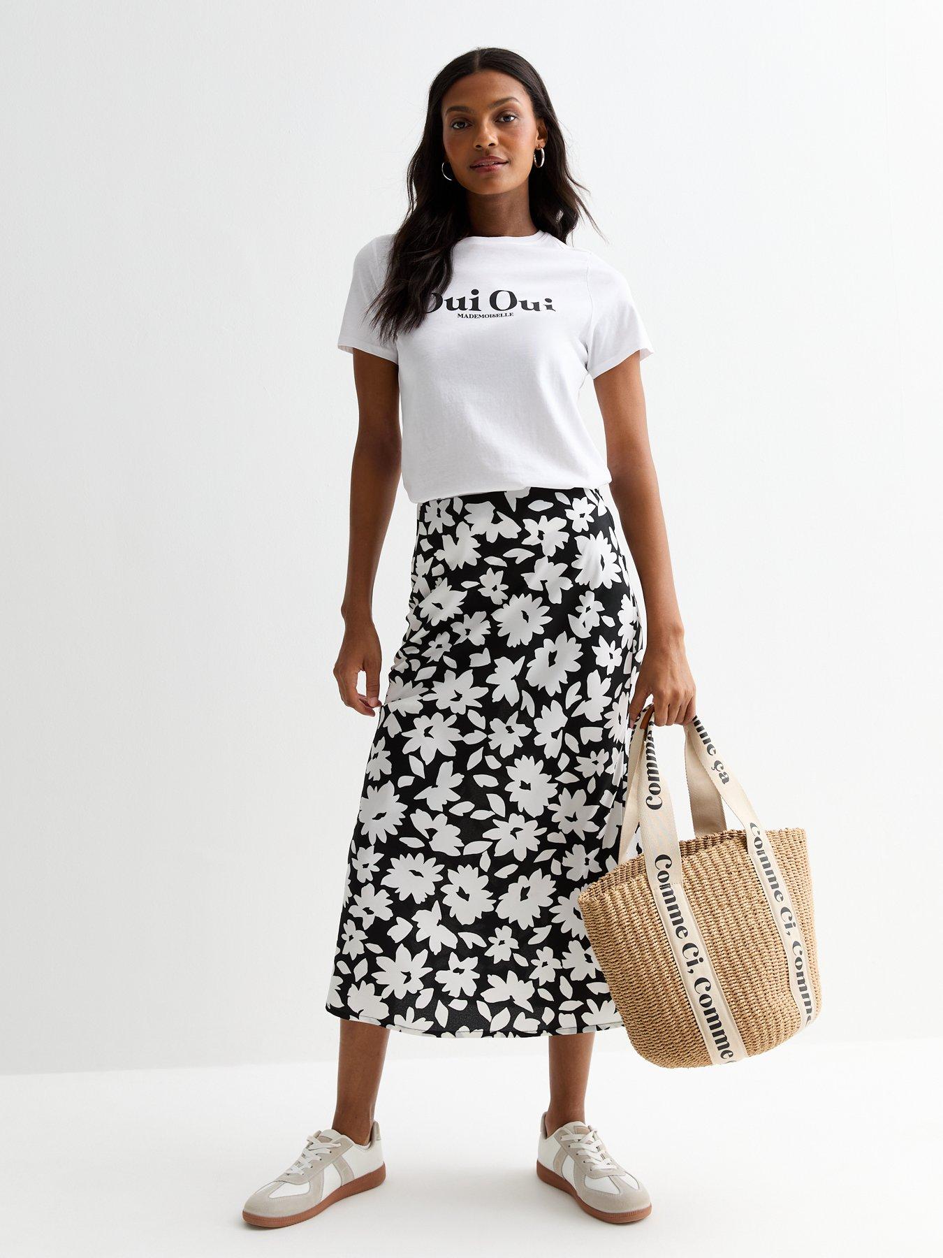 new-look-black-bias-floral-print-midi-skirtback