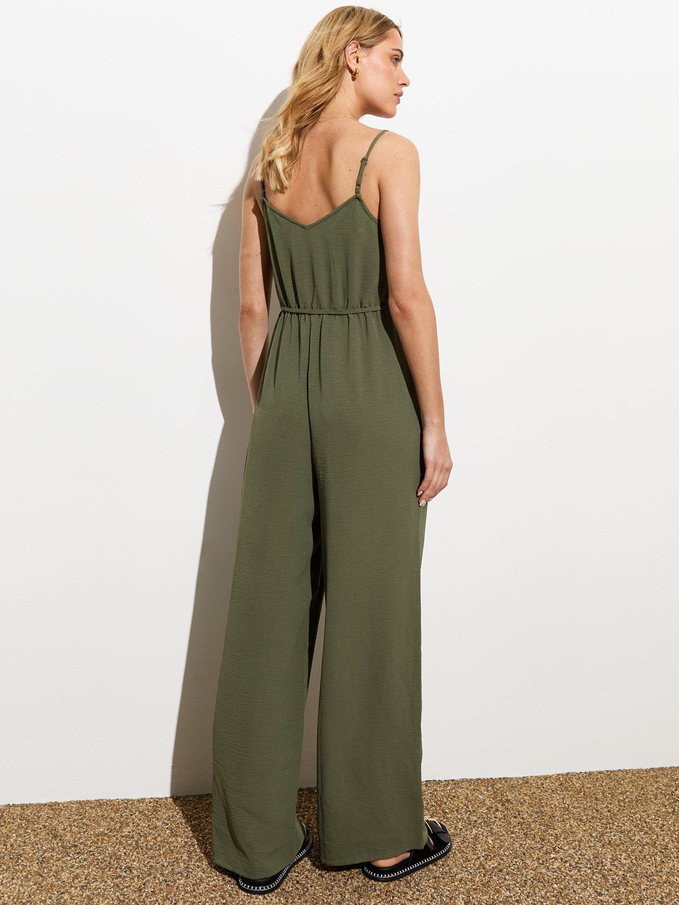 new-look-khaki-green-belted-jumpsuitstillFront