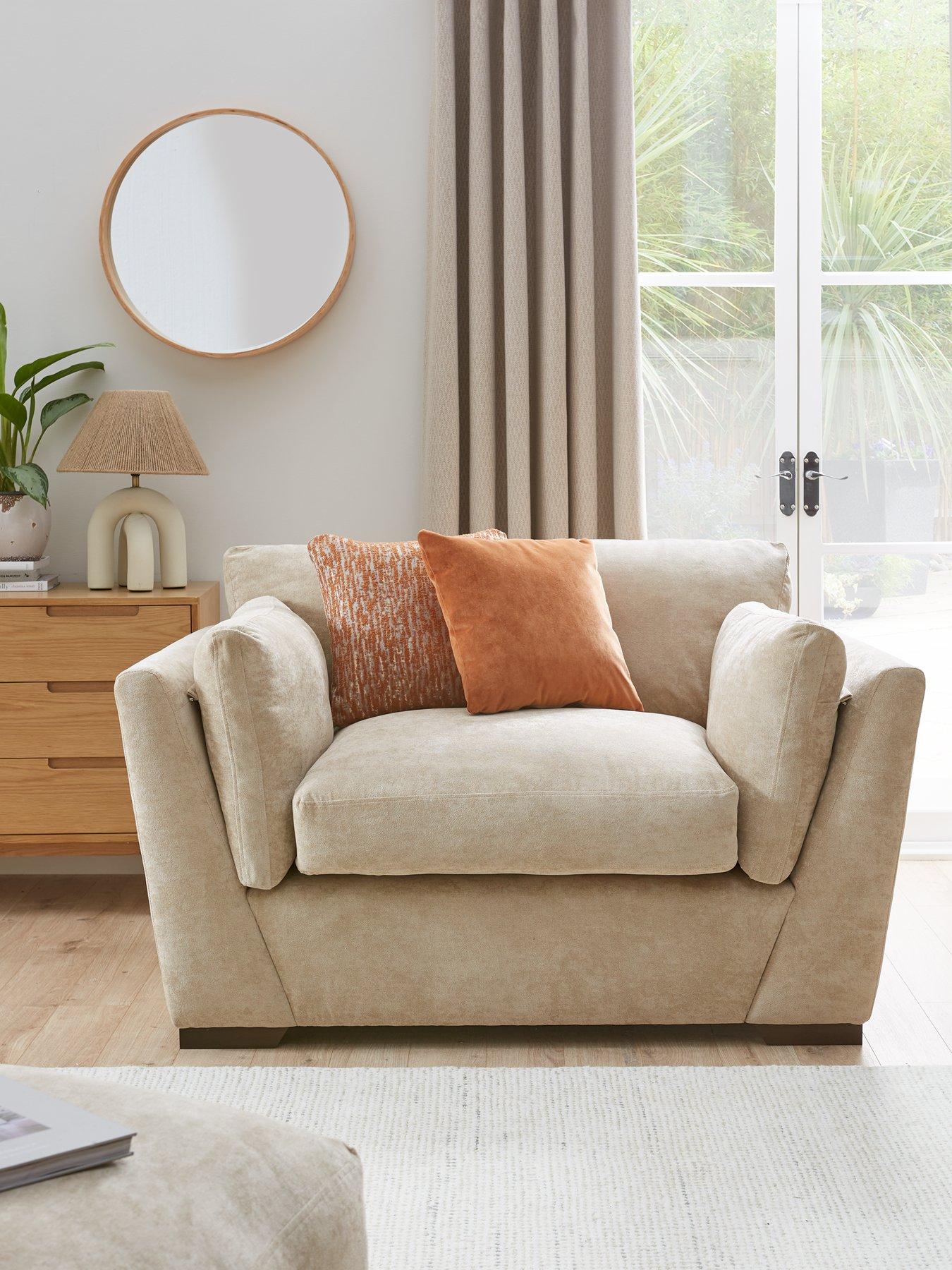 The Very Collection Lexington Fabric Snuggle  Seat - Made to Order in the UK
