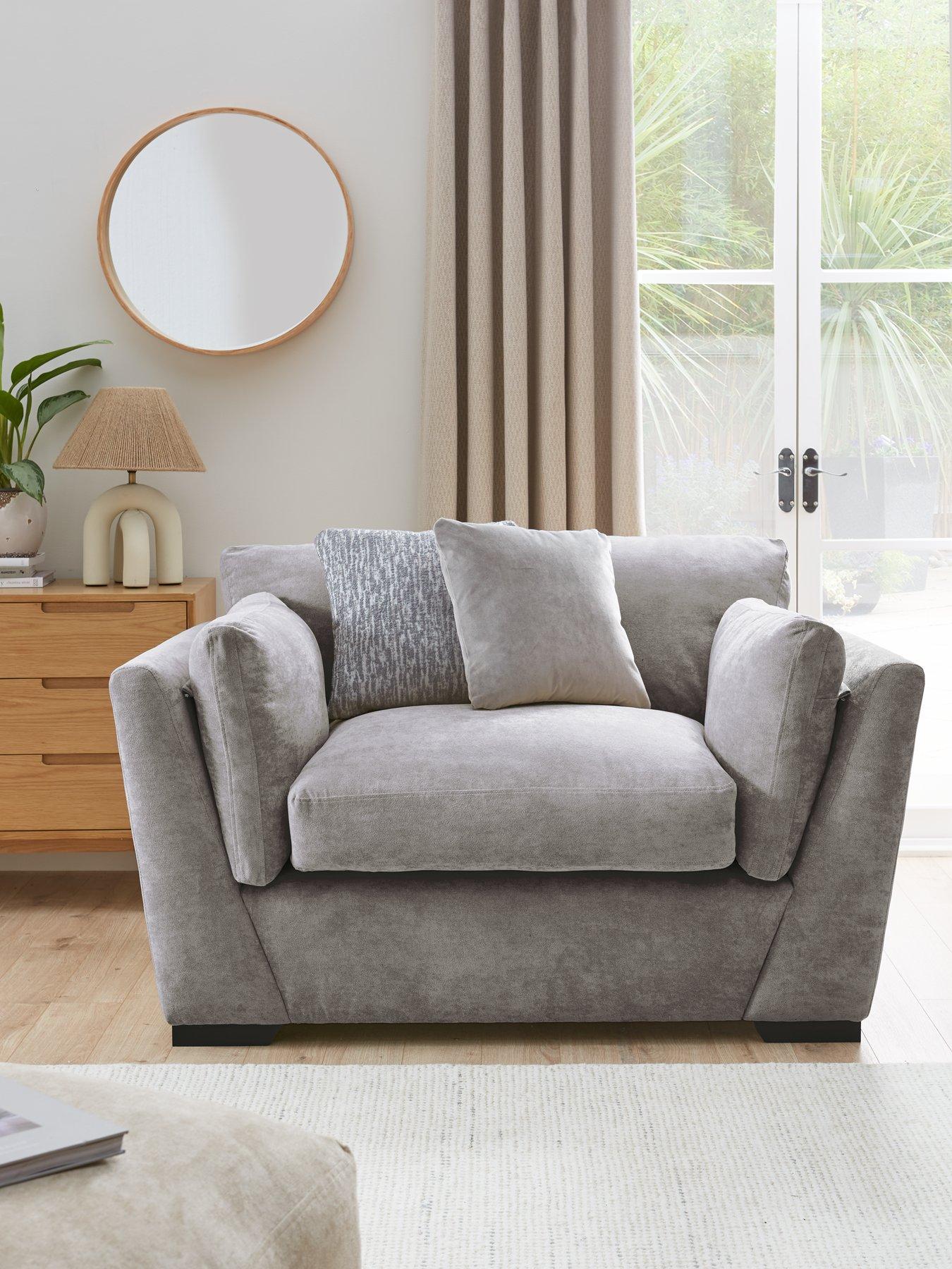 The Very Collection Lexington Fabric Snuggle  Seat - Made to Order in the UK