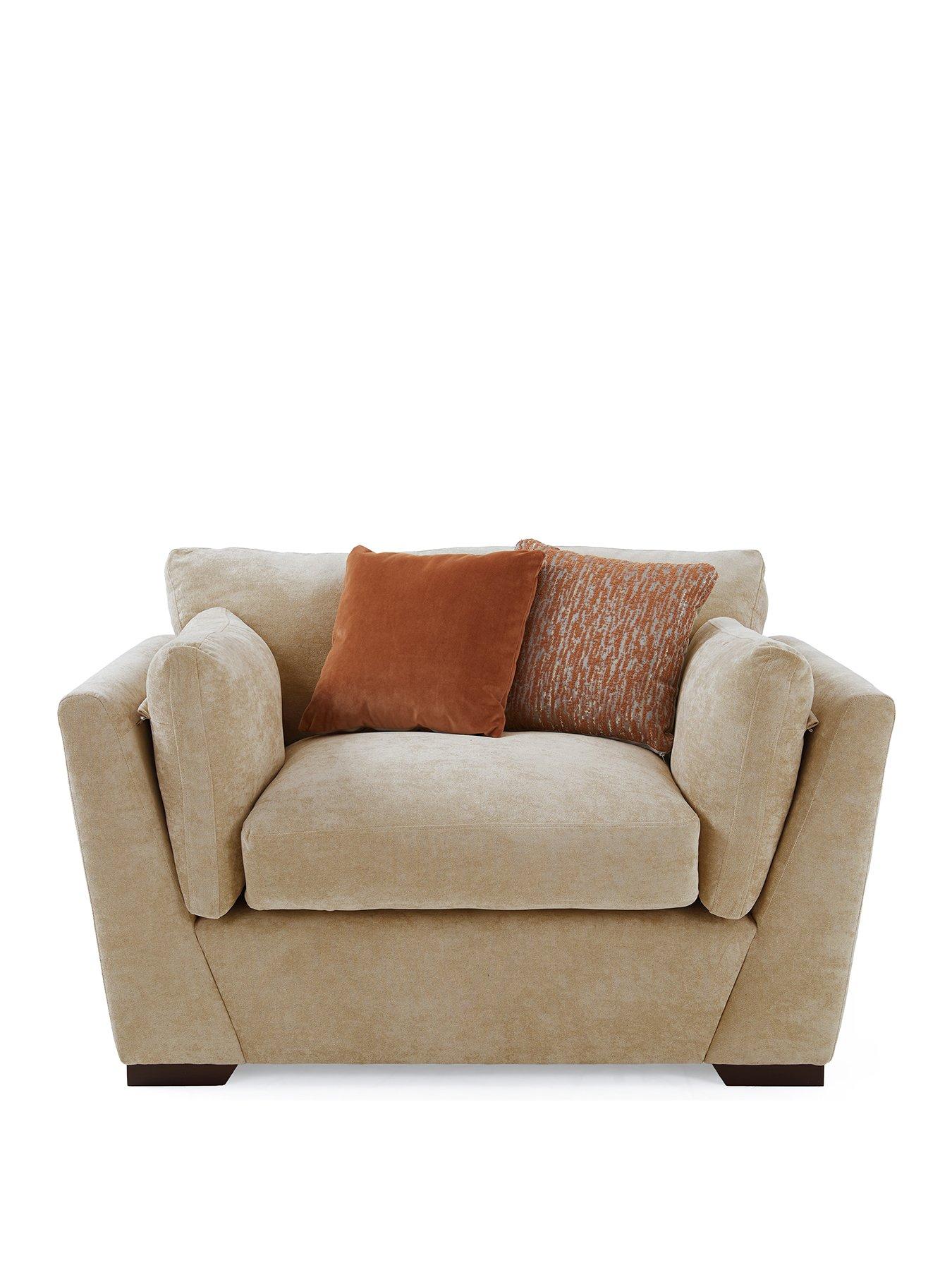 Image 2 of 7 of Very Home Lexington Fabric Snuggle&nbsp; Seat&nbsp;- Made to Order in the UK