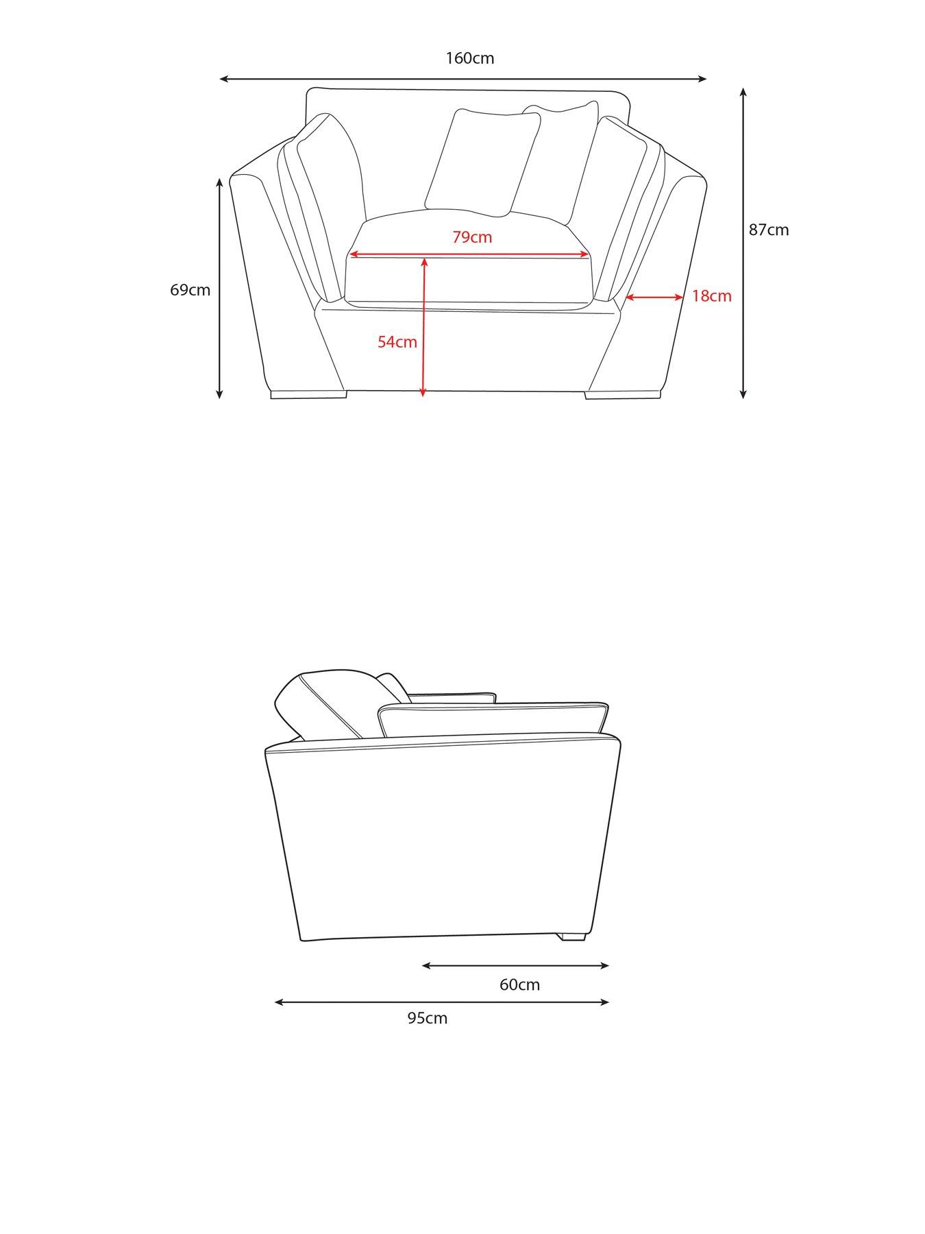 Image 7 of 7 of Very Home Lexington Fabric Snuggle&nbsp; Seat&nbsp;- Made to Order in the UK