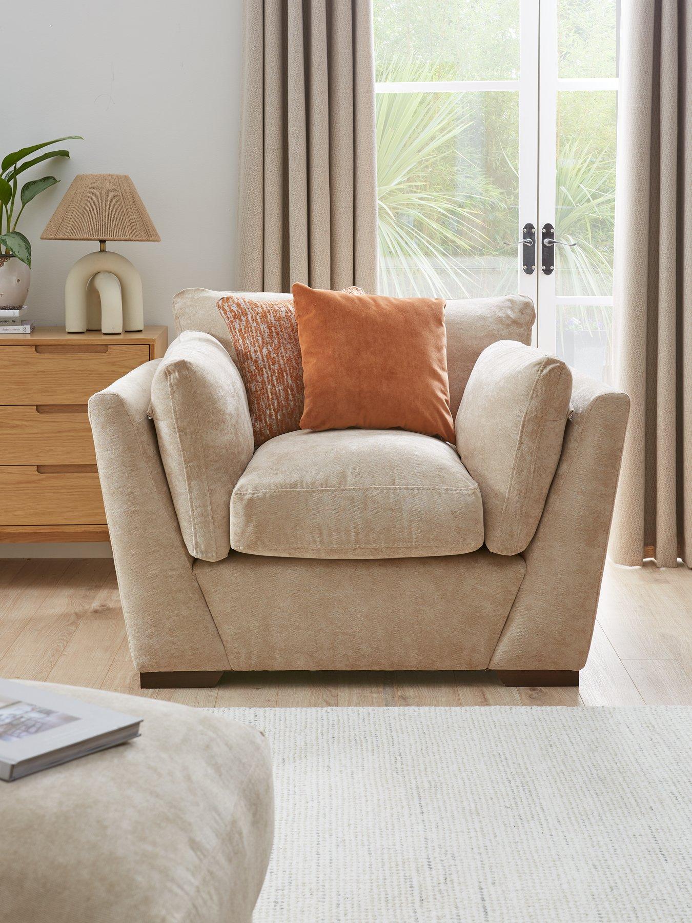Image 1 of 7 of The Very Collection Lexington Fabric Armchair&nbsp;- Made to Order in the UK