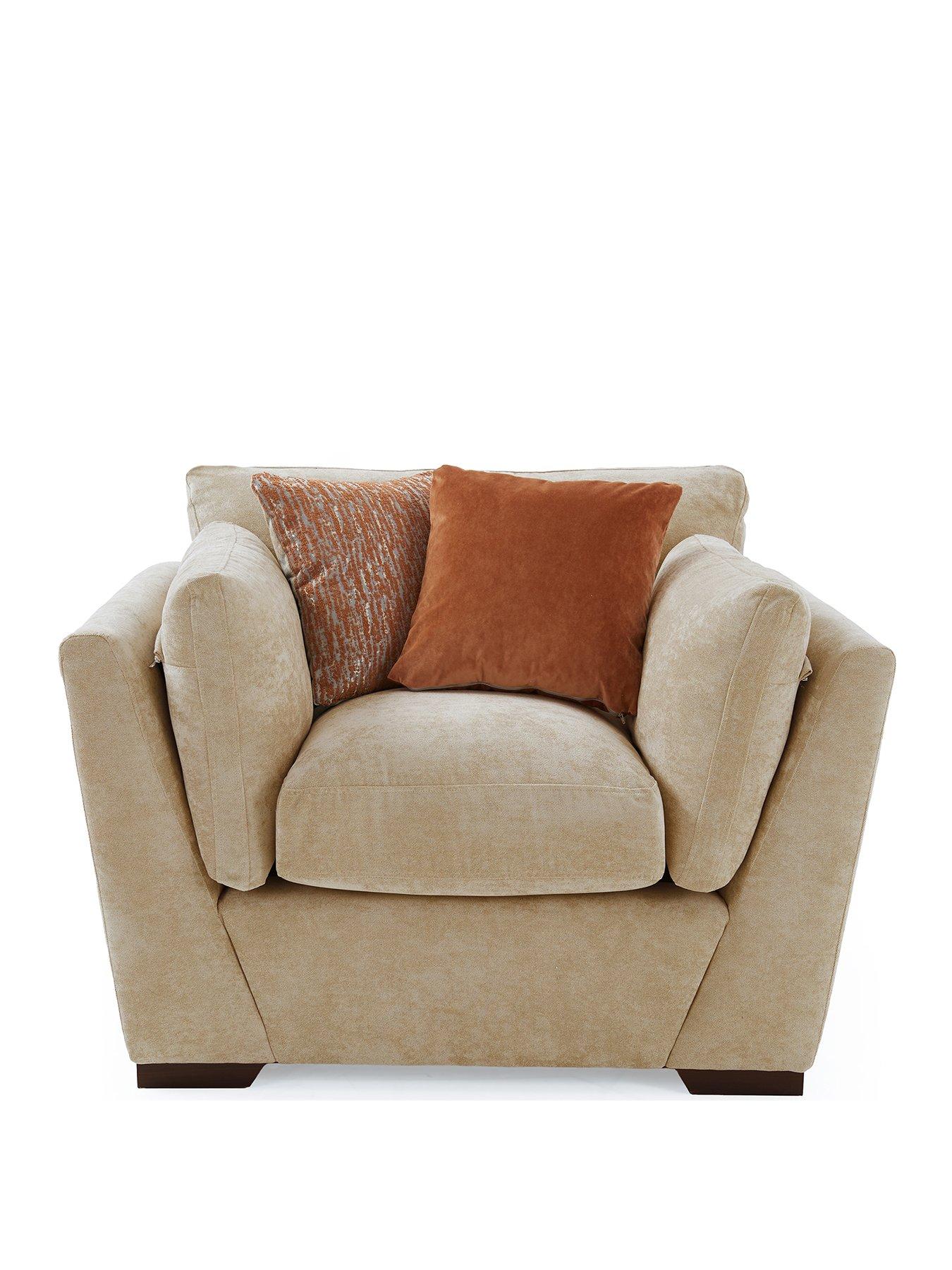 Image 2 of 7 of The Very Collection Lexington Fabric Armchair&nbsp;- Made to Order in the UK