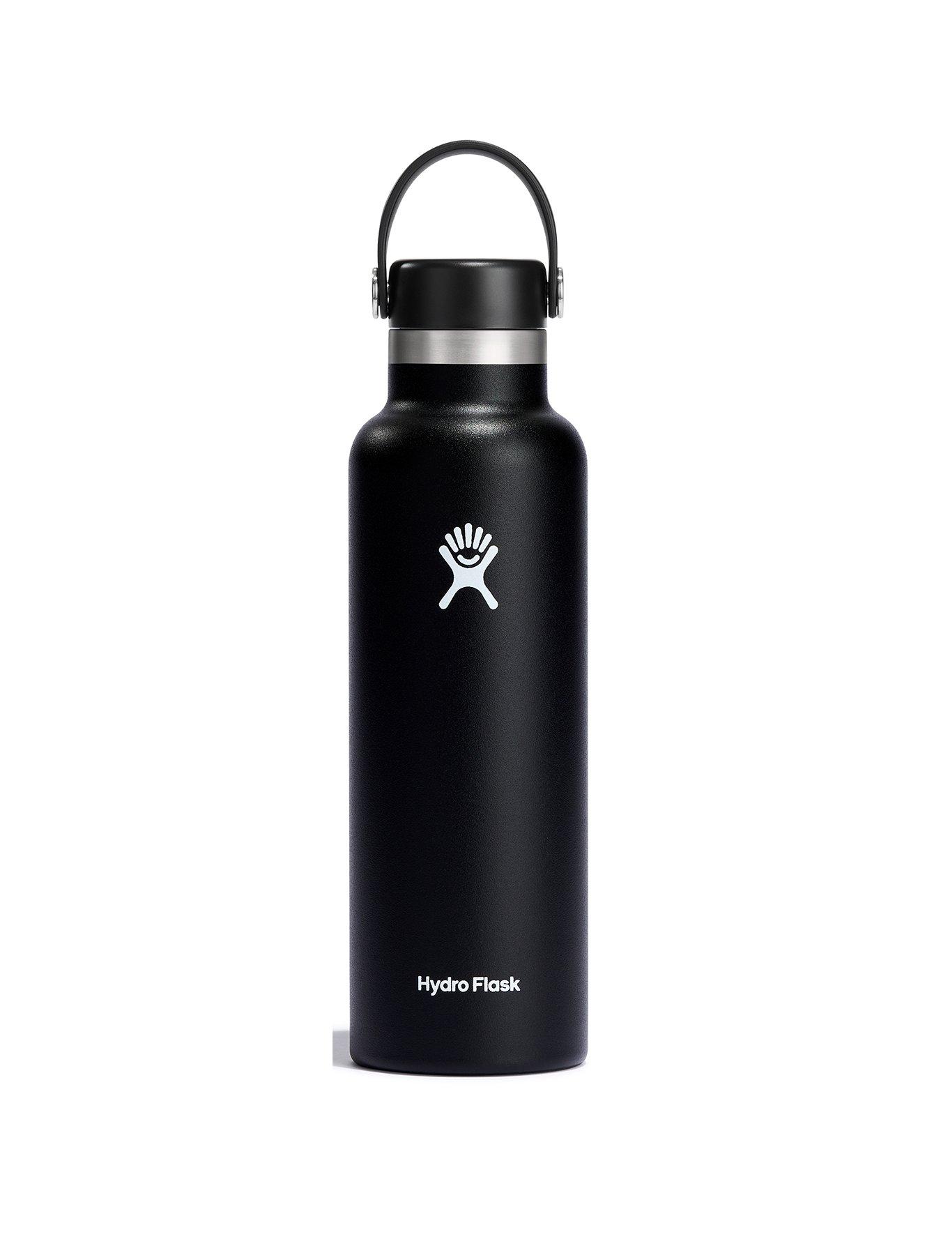 Image 1 of 2 of Hydro Flask 21oz Standard Mouth with Flex Cap Water Bottle - Black