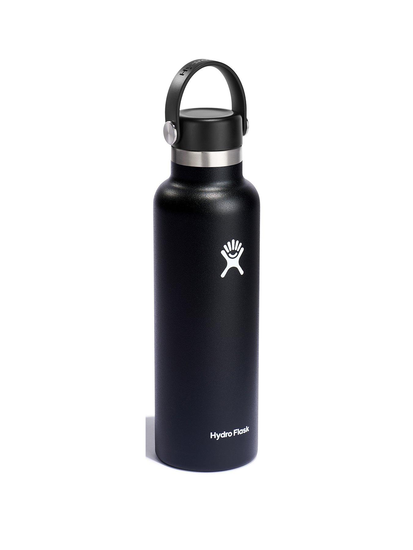 Image 2 of 2 of Hydro Flask 21oz Standard Mouth with Flex Cap Water Bottle - Black