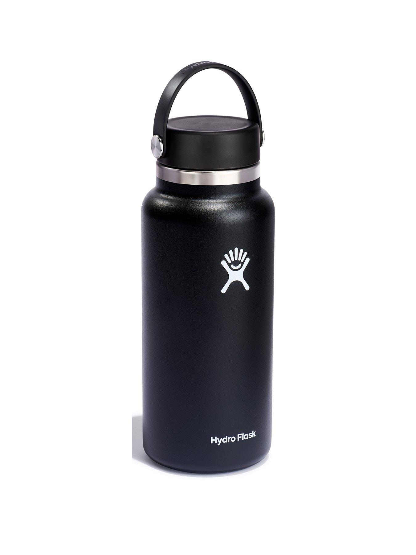 undefined 32oz Wide Mouth with Flex Cap Water Bottle - Black