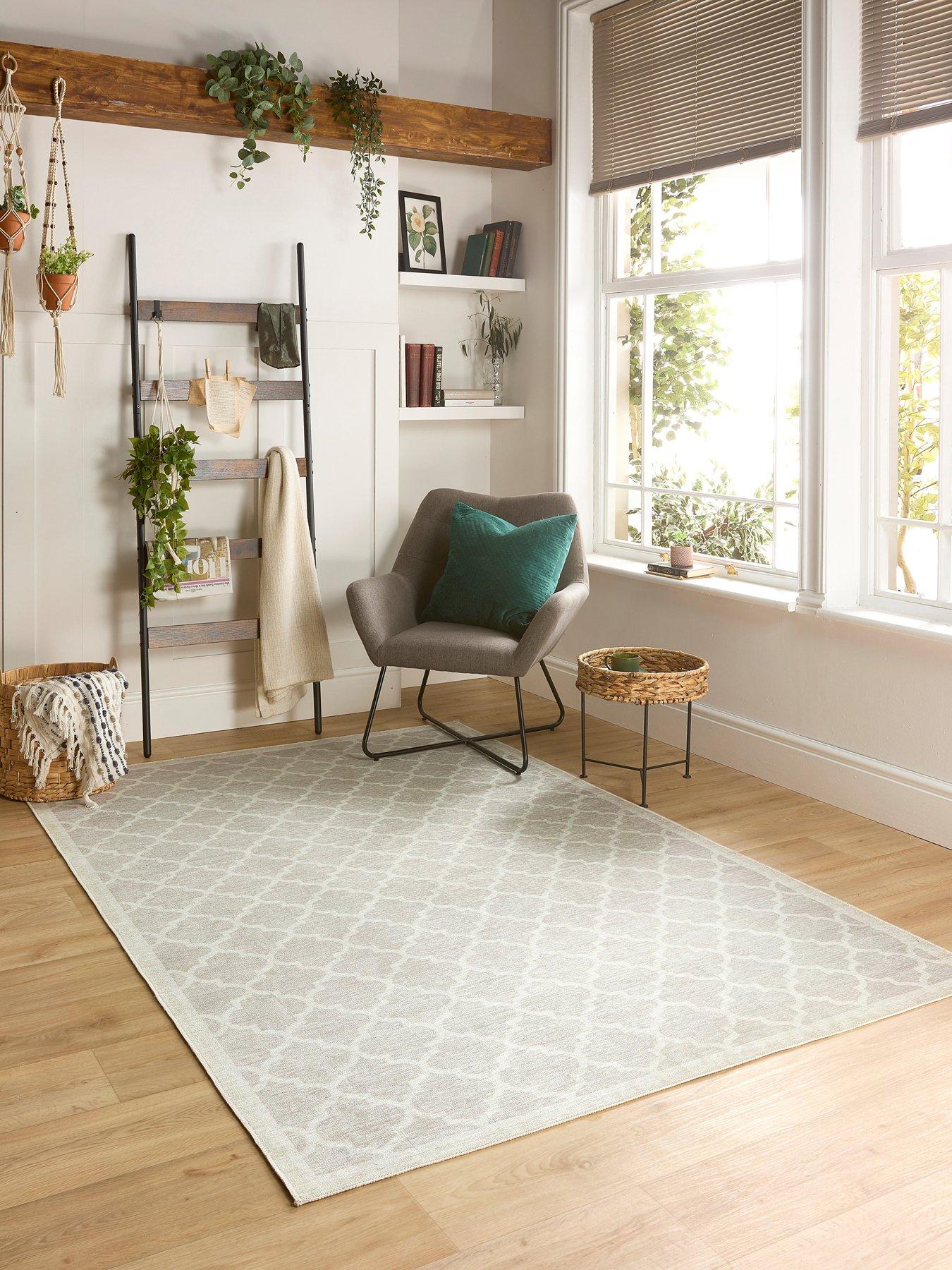 Image 1 of 6 of The Very Collection My Washable Chateau Rug - Cream