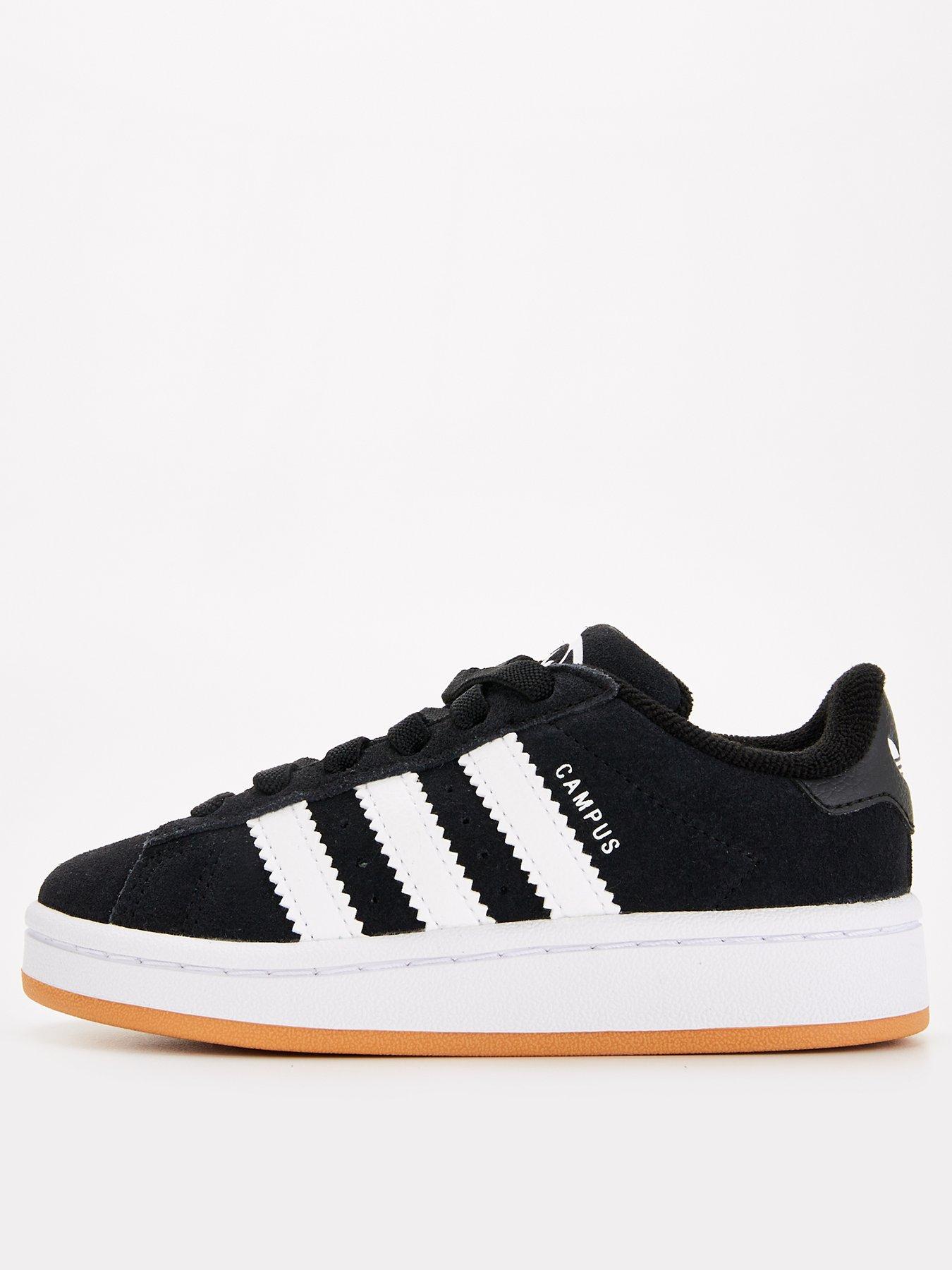 adidas Originals Kids Campus 00S Elastic Lace Trainers - Black