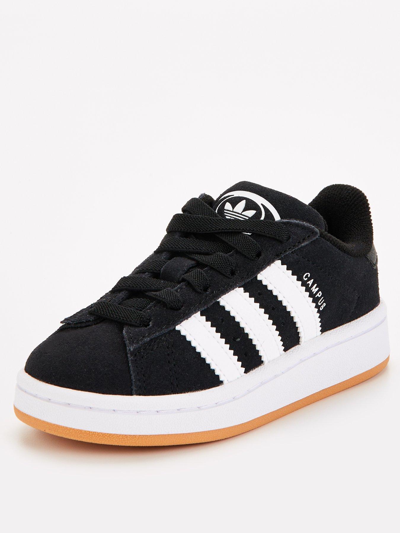 adidas-originals-kids-campus-00s-elastic-lace-trainers-blackstillFront