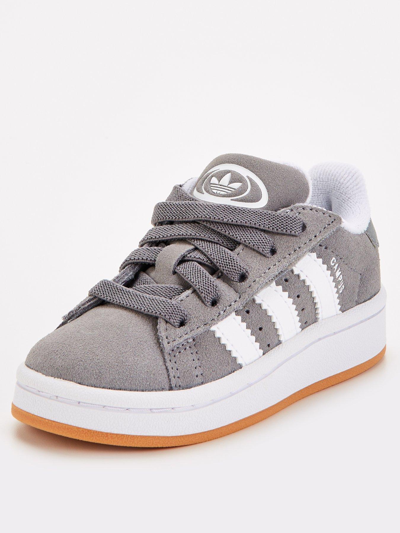 adidas-originals-infant-campus-00s-elastic-lace-trainers-greystillFront