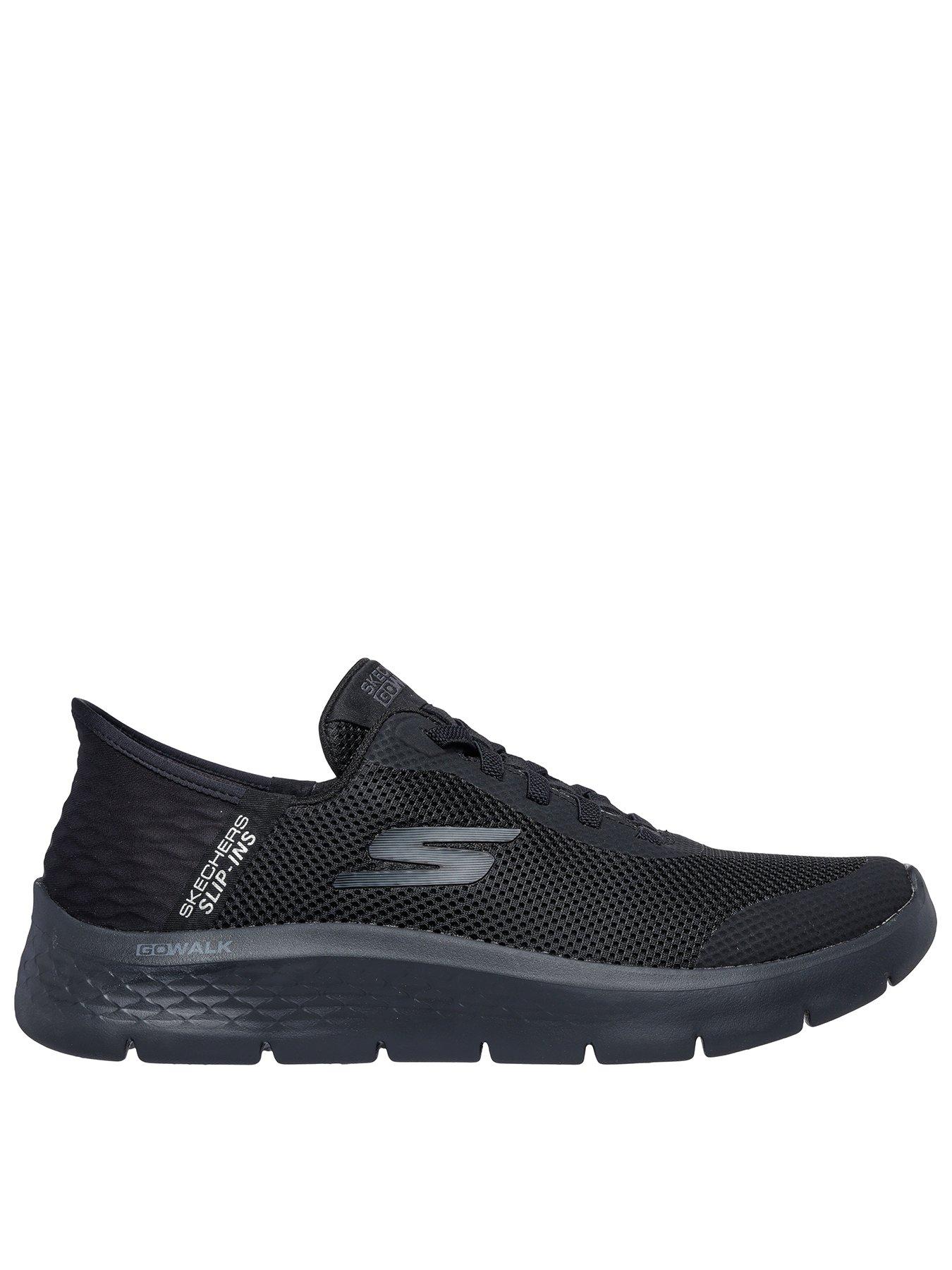 skechers-hands-up-go-walk-flex-slip-ins-trainers-blackfront