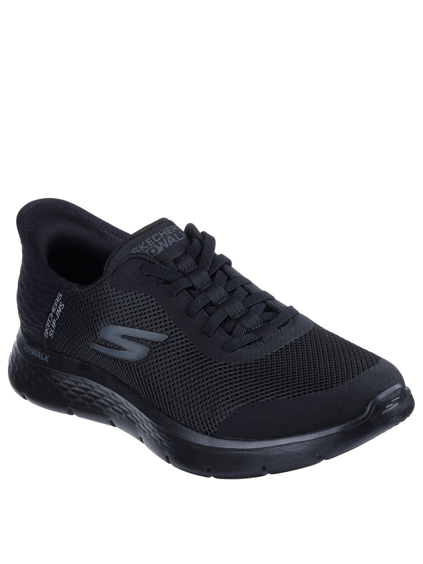 skechers-hands-up-go-walk-flex-slip-ins-trainers-blackstillFront