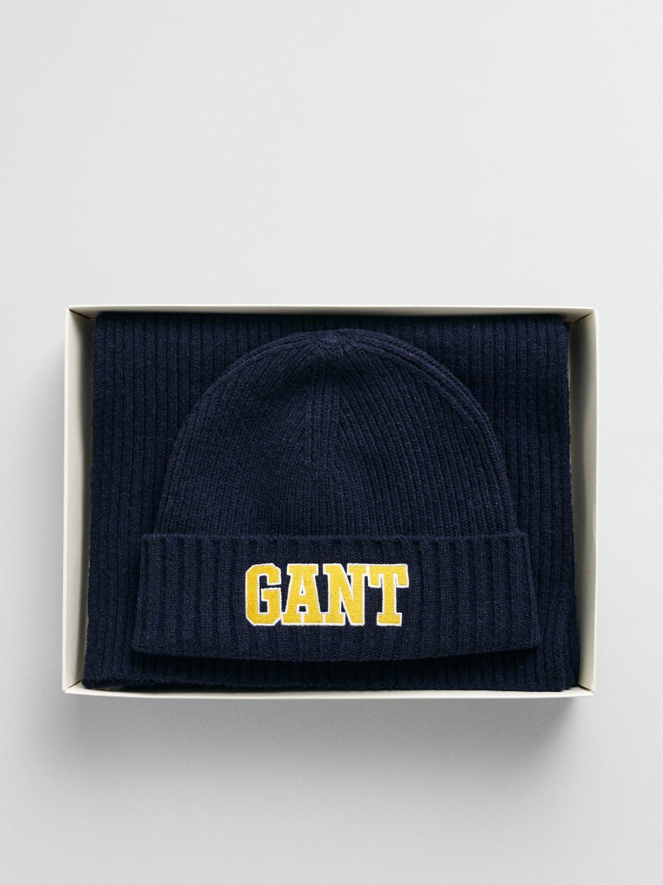 gant-gant-gant-1949-beanie-scarf-gift-set-navy