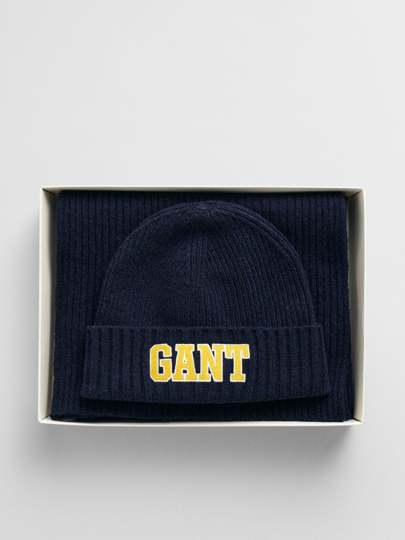 undefined Gant Gant 1949 Beanie Scarf Gift Set - Navy