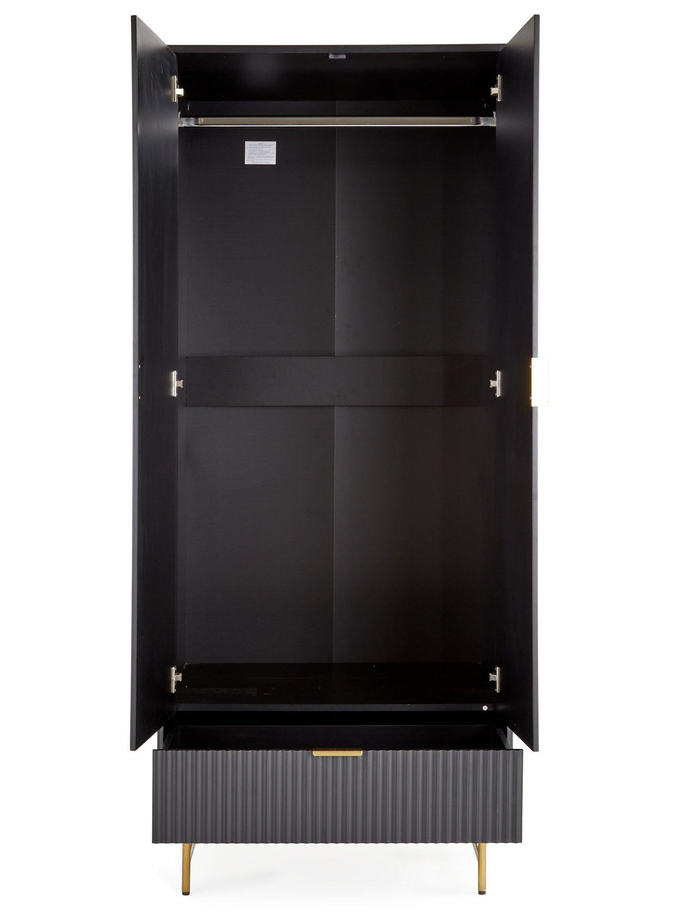 Image 4 of 7 of The Very Collection Very Home Cora 2 Door, 1 Drawer Wardrobe