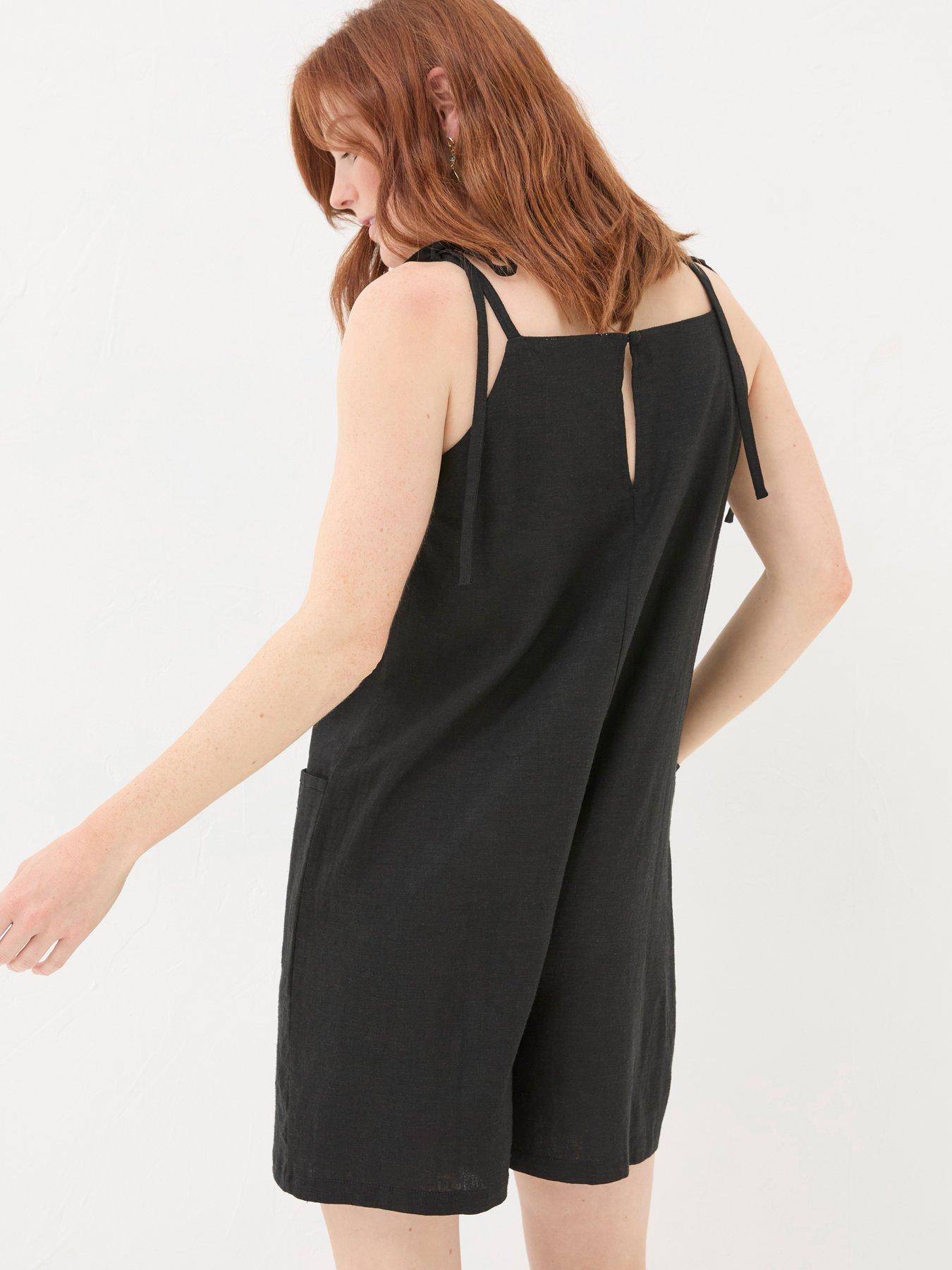 fatface-hallie-tie-shoulder-linen-blend-playsuit-blackstillFront