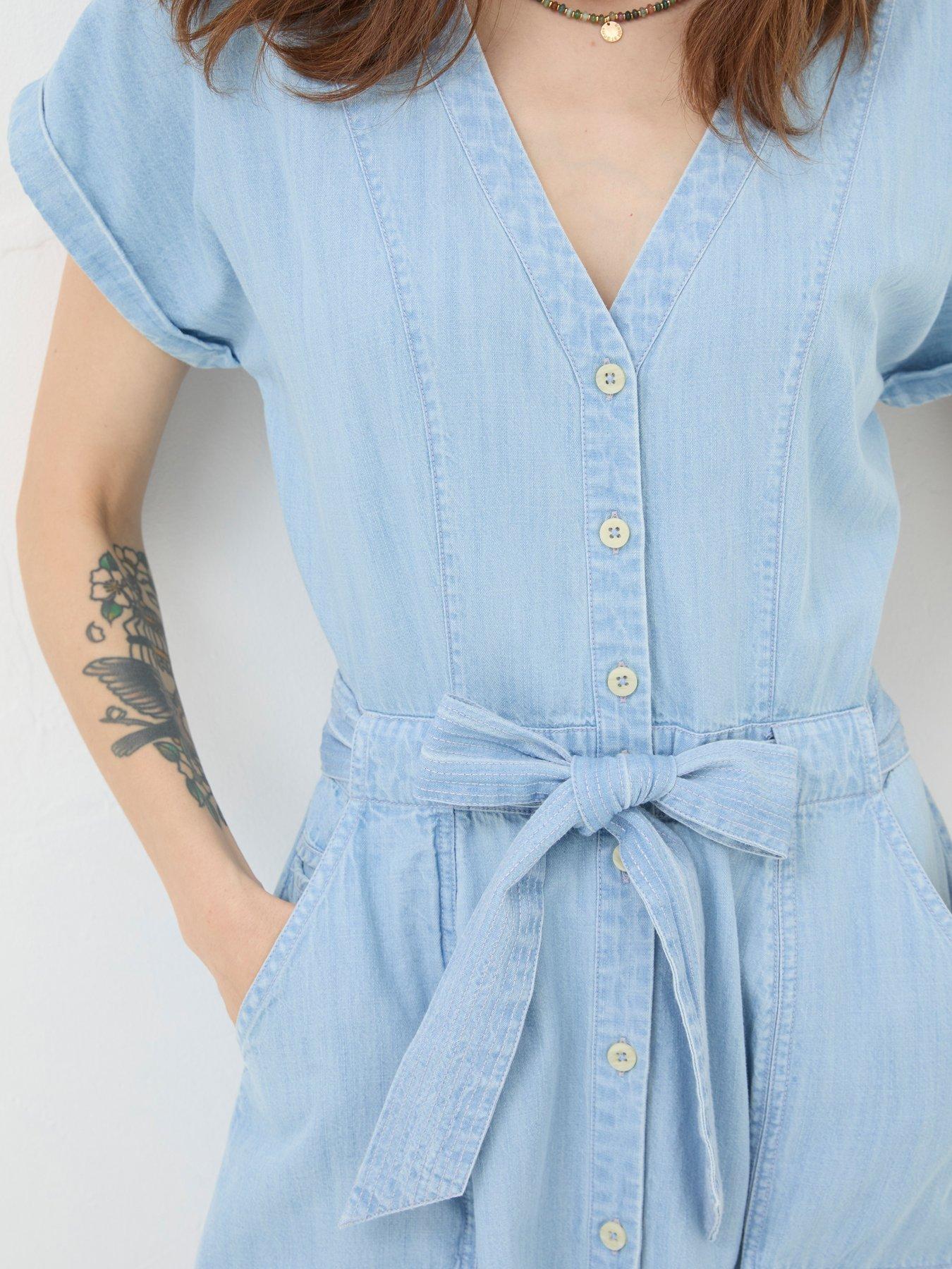 fatface-odette-button-down-denim-midi-dress-blueoutfit