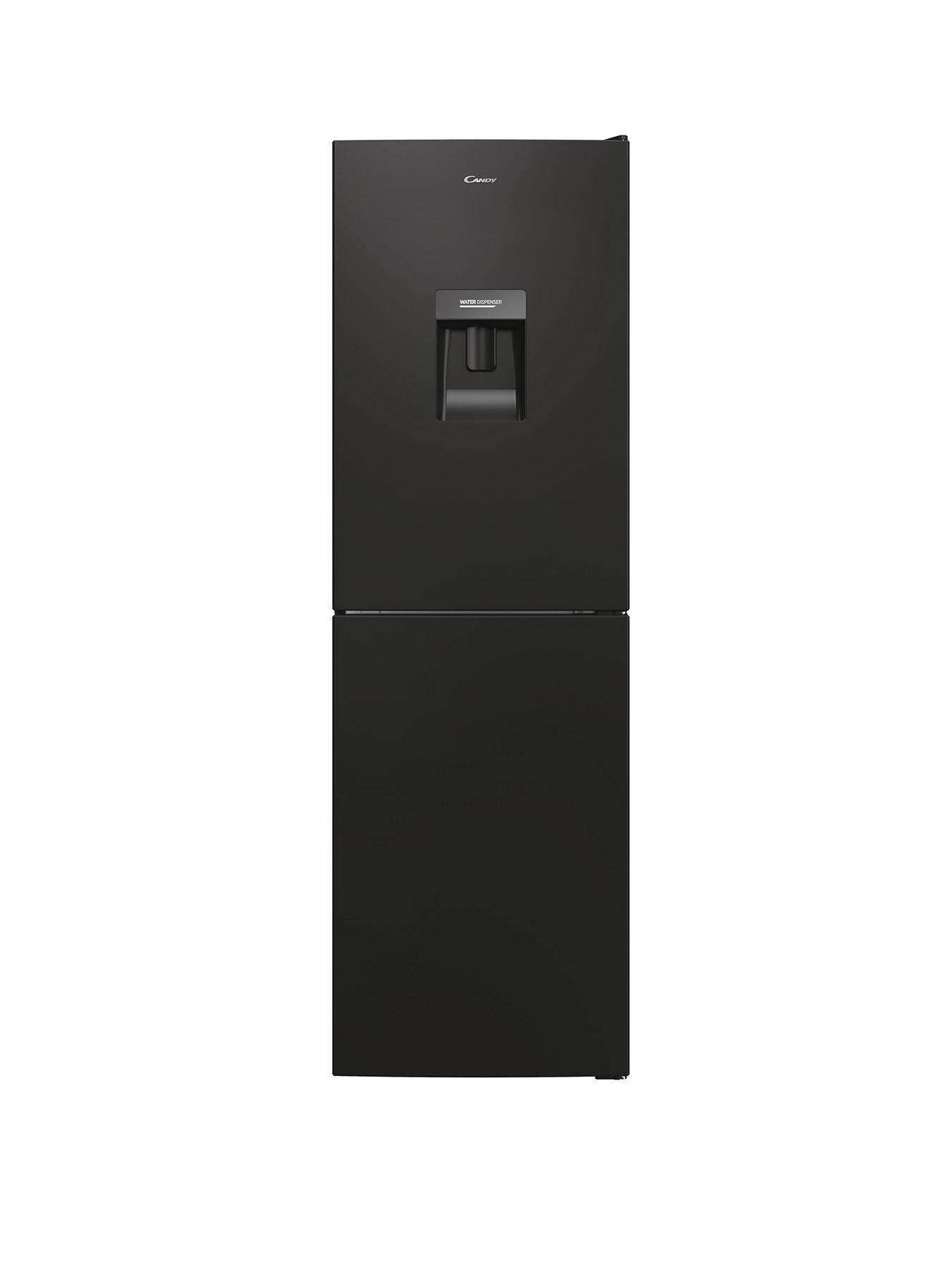 Candy CCT3L517EWBK-1 54.5cm Wide, Low Frost Fridge Freezer with non-plumbed Water Dispenser - Black